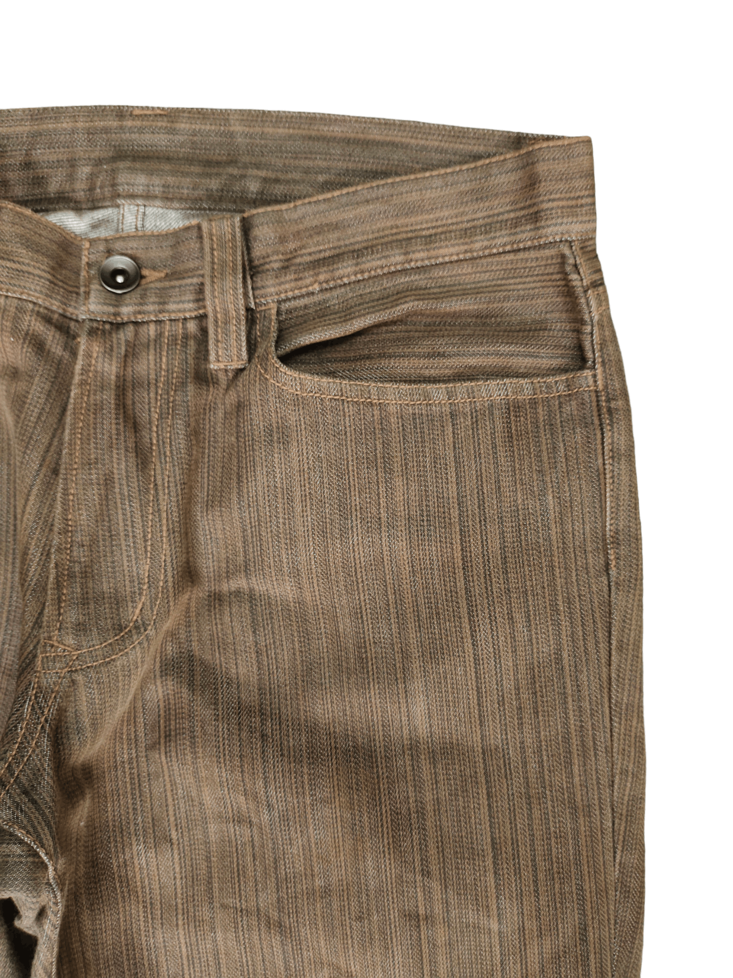Nicole Club Nicole Club For Men Pin Striped Denim Pants Streetwear Y2k Size US 30 / EU 46 - 3 Thumbnail
