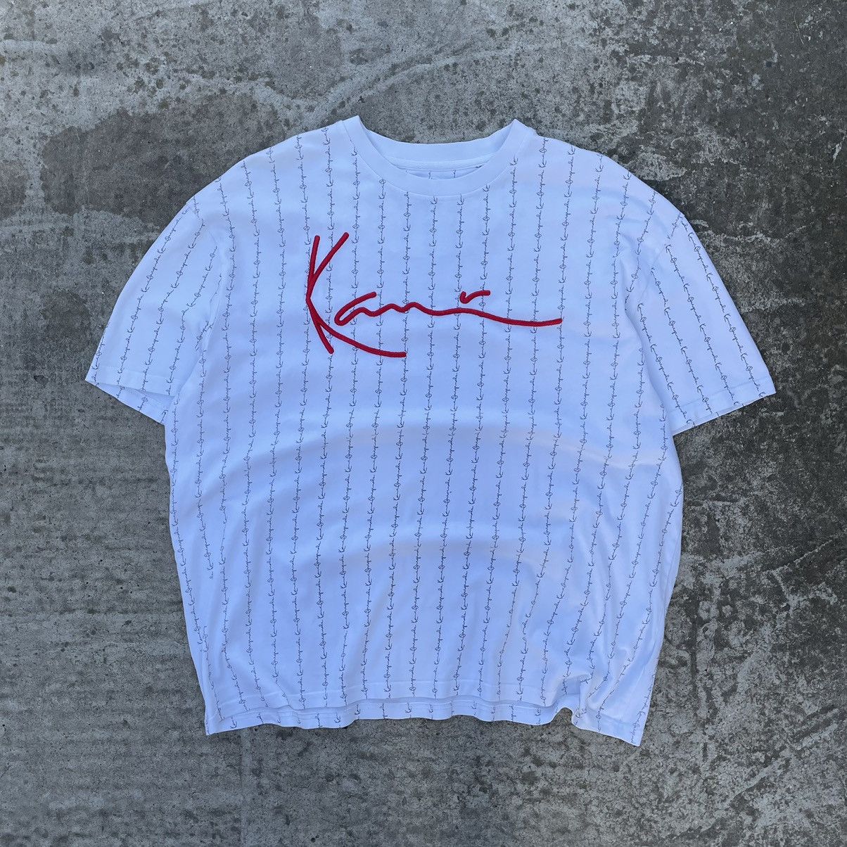 Vintage Vintage T-shirts Karl Kani Big Logo Monogram Style USA 00s Size US XXL / EU 58 / 5 - 1 Thumbnail