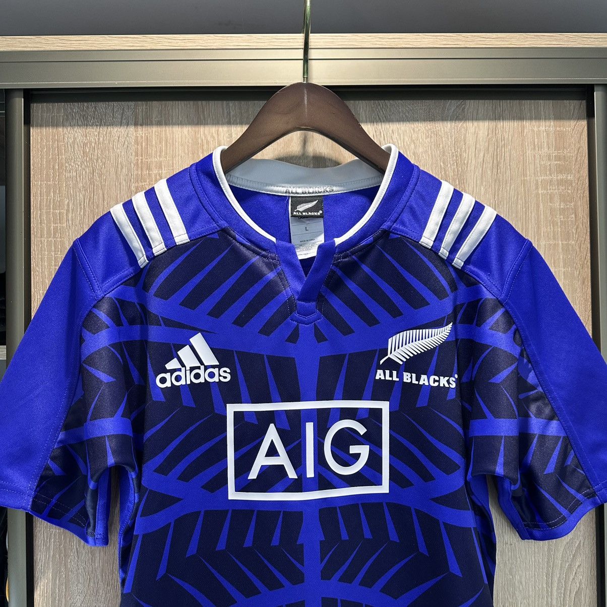 Adidas × All Blacks × Canterbury of New Zealand ADIDAS ALL BLACKS NEW ZEALAND RUGBY JERSEY Size US L / EU 52-54 / 3 - 2 Thumbnail