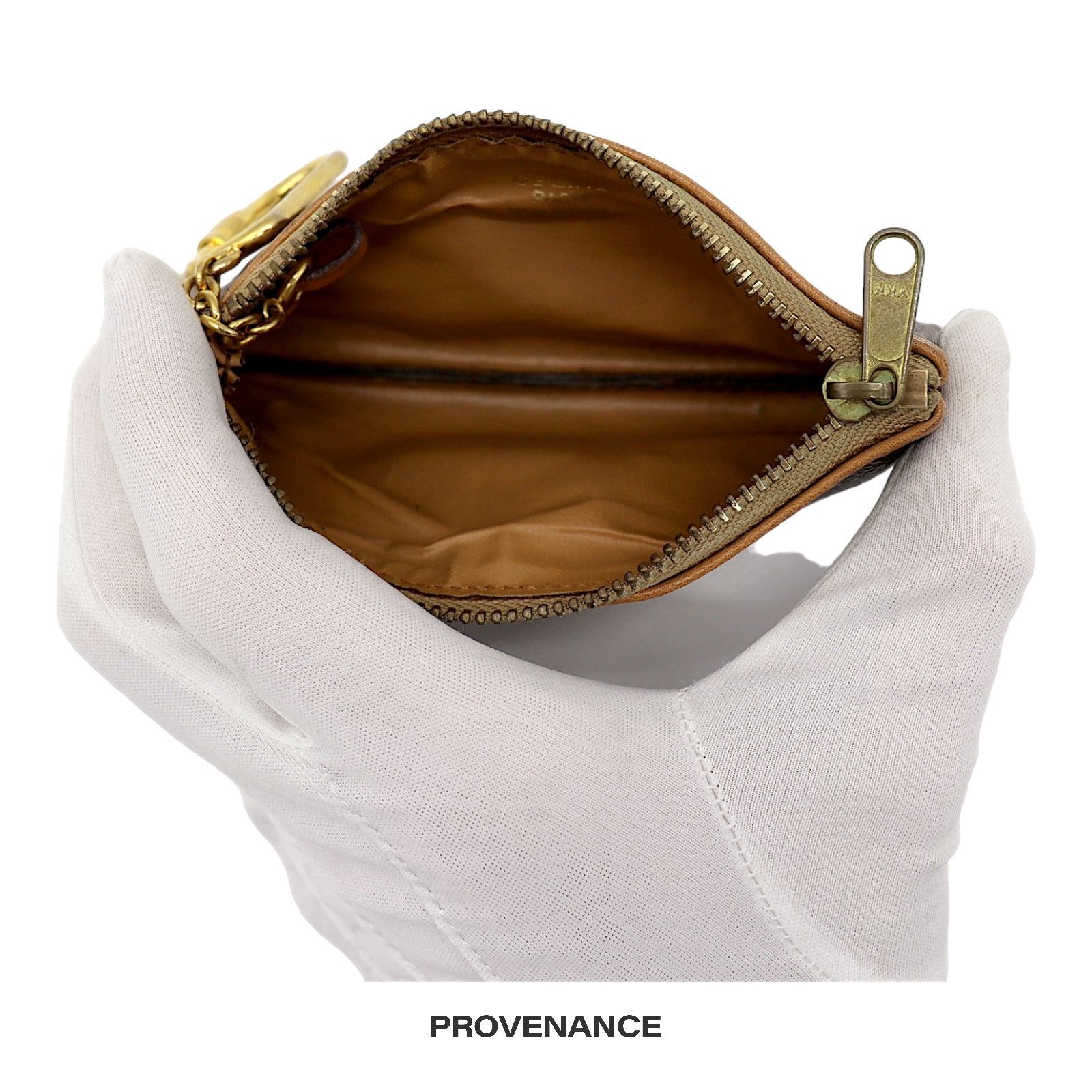 Celine 🔴 Celine Key Pouch Cles - Macadam Triomphe Brown Size ONE SIZE - 5 Thumbnail
