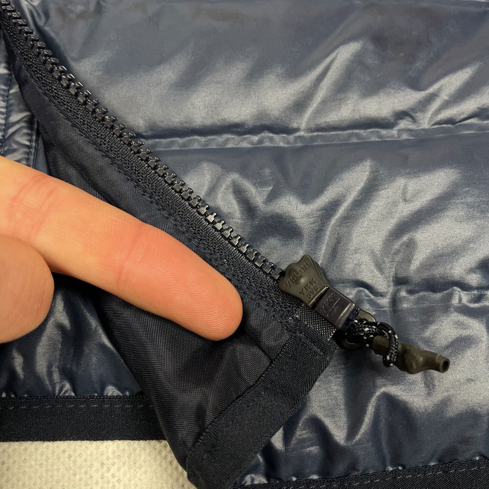 Adidas Adidas Men Blue Long Sleeve Full Zip Puffer Jacket L (16-18) Size US L / EU 52-54 / 3 - 10 Thumbnail