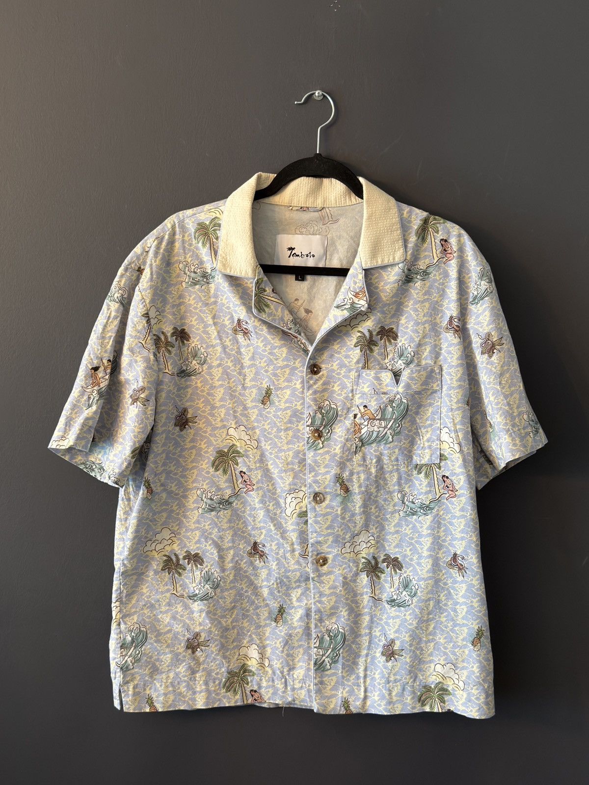 Tombolo Tombolo "Playa of Eden" Hawaiian shirt Size US L / EU 52-54 / 3 - 1 Thumbnail
