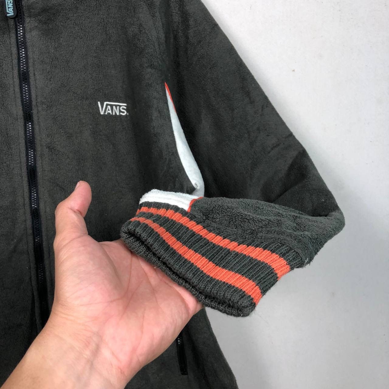 Vans Vintage Vans Skateboard Fleece Sweater Full Zipper Jacket Size US XL / EU 56 / 4 - 4 Thumbnail