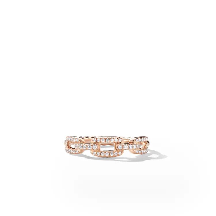 David Yurman o1s1wg111025 R13037D /Size 9 /Chain Link Ring in Golden Size ONE SIZE - 3 Thumbnail