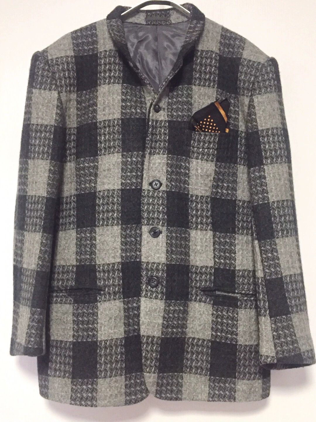 Yohji Yamamoto Yohji Yamamoto Achive Grey Plaid Suit - -DMC Size US M / EU 48-50 / 2 - 1 Thumbnail