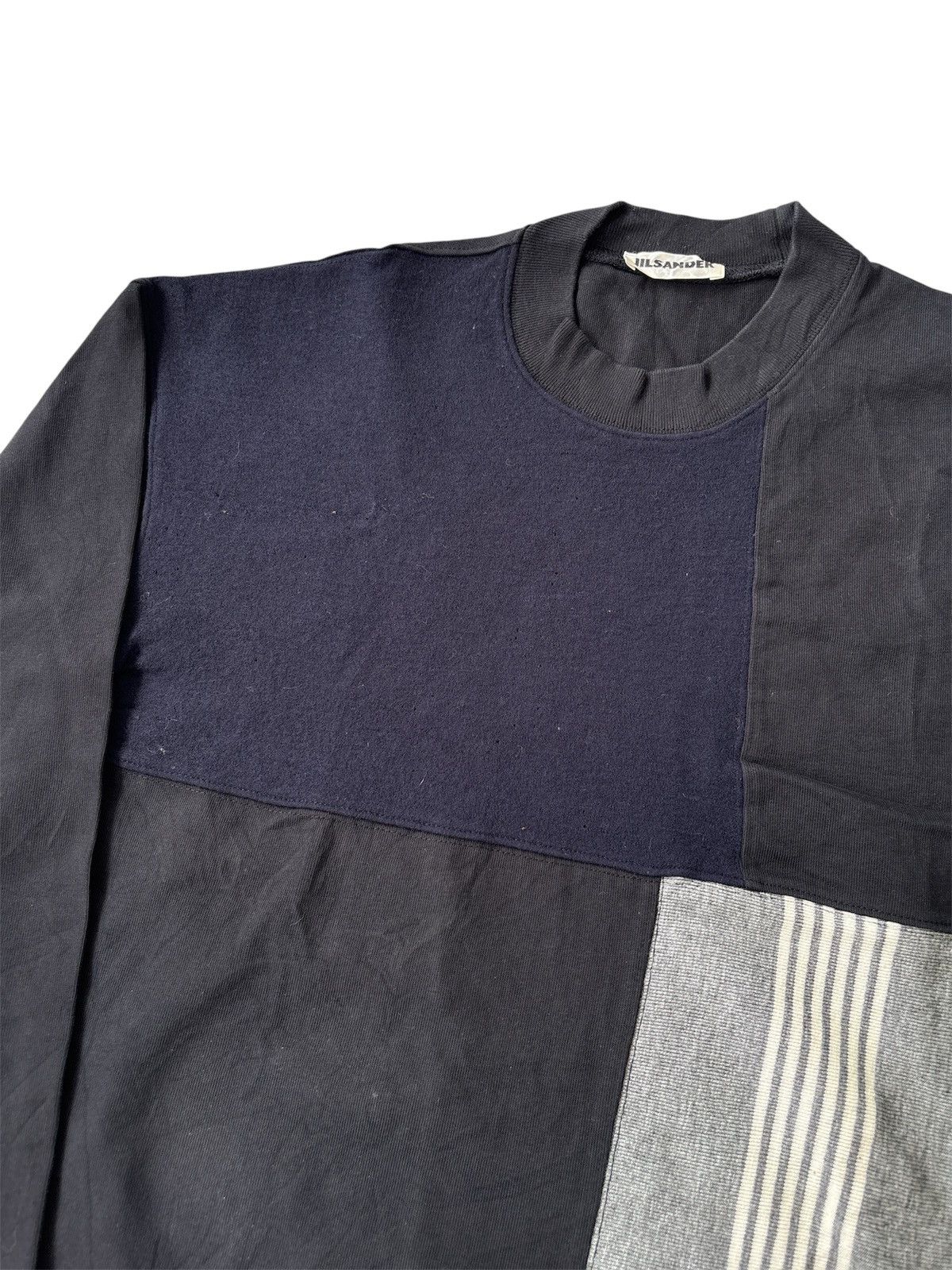 Jil Sander AW19 Runway Patchwork LS T-Shirt Size US S / EU 44-46 / 1 - 3 Thumbnail