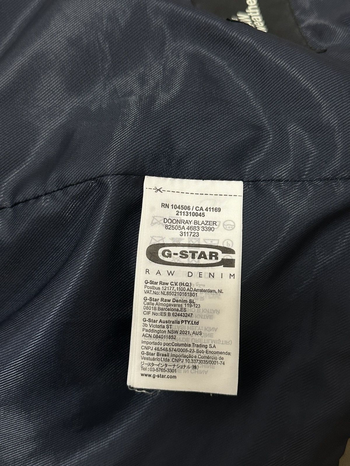 G-Star G-Star Raw Men’s Weather Jacket Size L Size US L / EU 52-54 / 3 - 9 Thumbnail