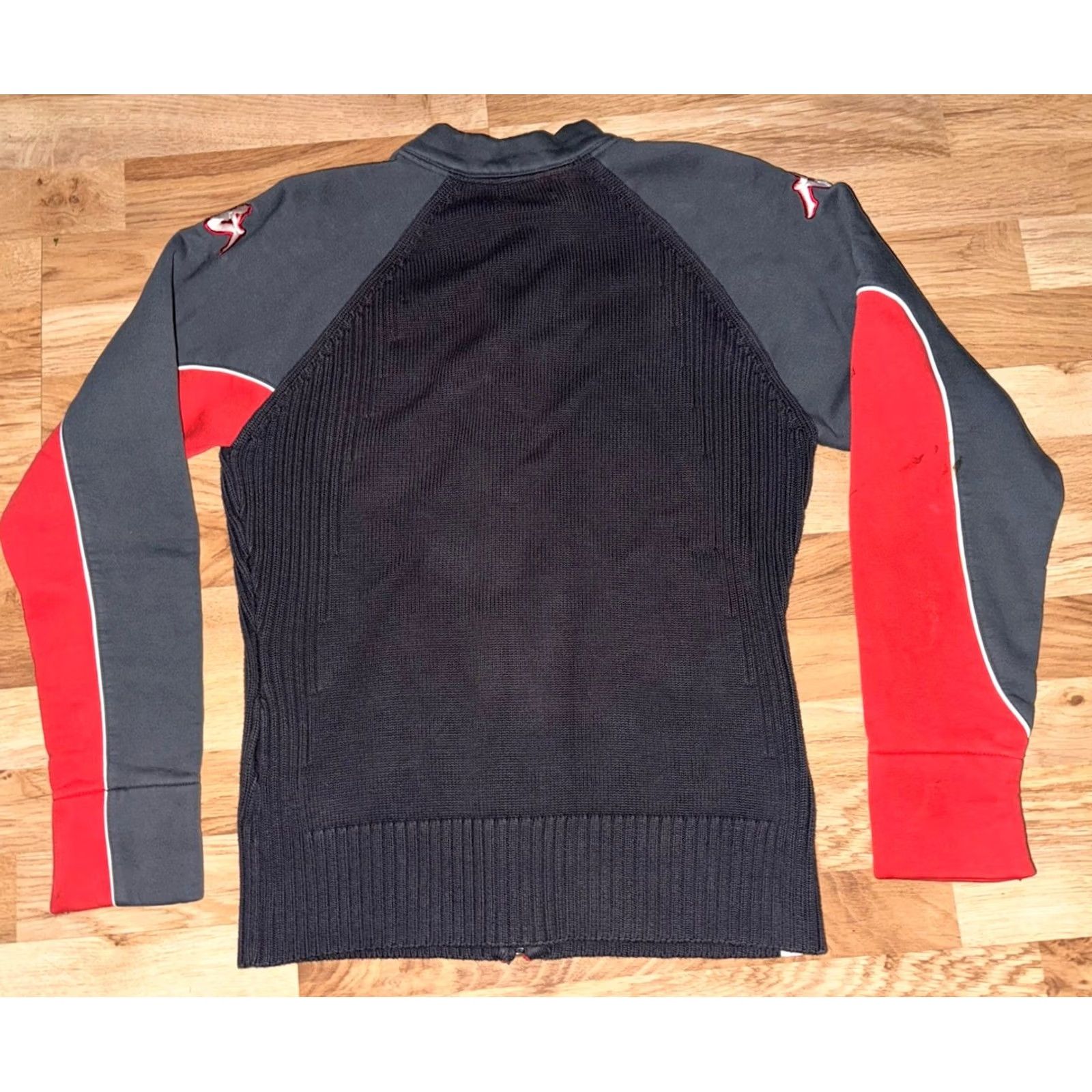 Kappa Y2K Kappa Mens Track Jacket Red/Black Full Zip L Regular Casual Travel Zipper Logo Size US L / EU 52-54 / 3 - 3 Thumbnail