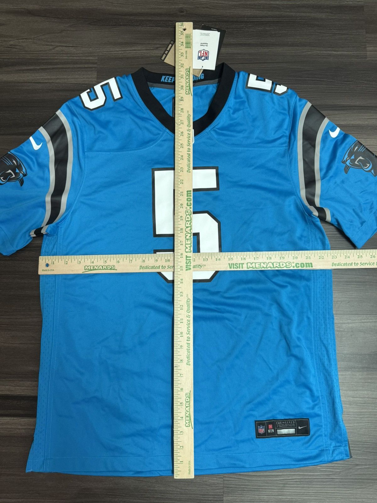 Nike Carolina Panthers Diontae Johnson #5 NFL Engineered Jersey Size US L / EU 52-54 / 3 - 8 Thumbnail