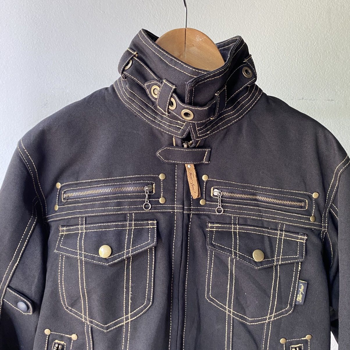 Japanese Brand Fun & Function Black Denim Jacket Size M / US 6-8 / IT 42-44 - 5 Thumbnail