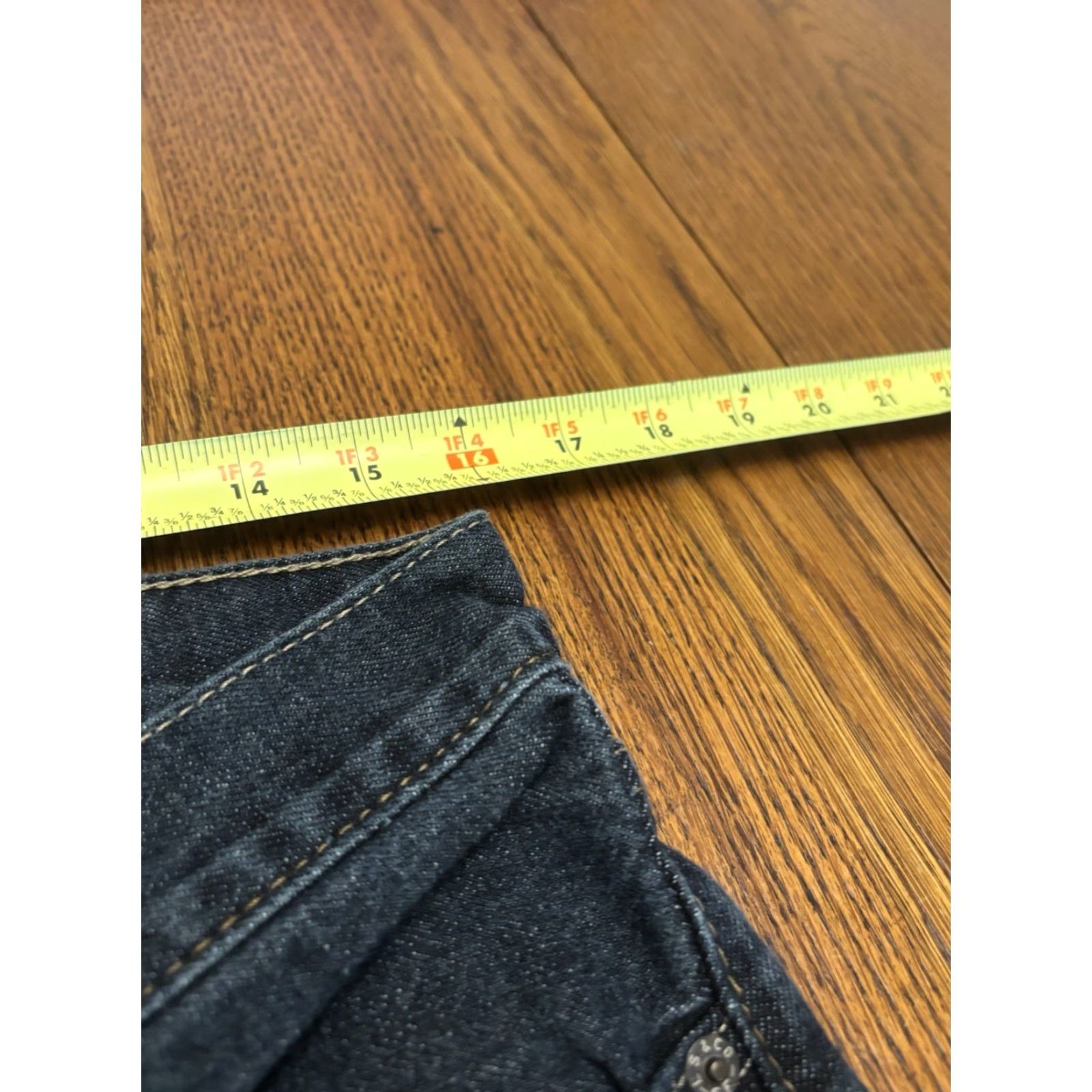 Levi's Levi's 514 Jeans Straight Leg Dark Wash Denim Pants Size 32x32 Mens Regular 5-Pocket Blue Cotton Polyester Size US 32 / EU 48 - 3 Thumbnail