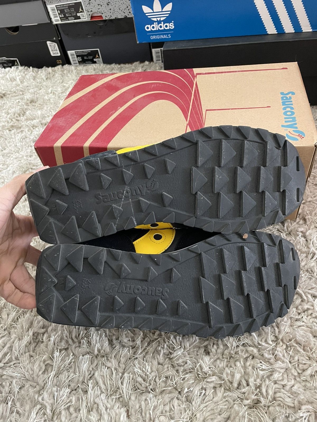Saucony Saucony Jazz Original Black Yellow Blue Size US 10 / EU 43 - 7 Thumbnail