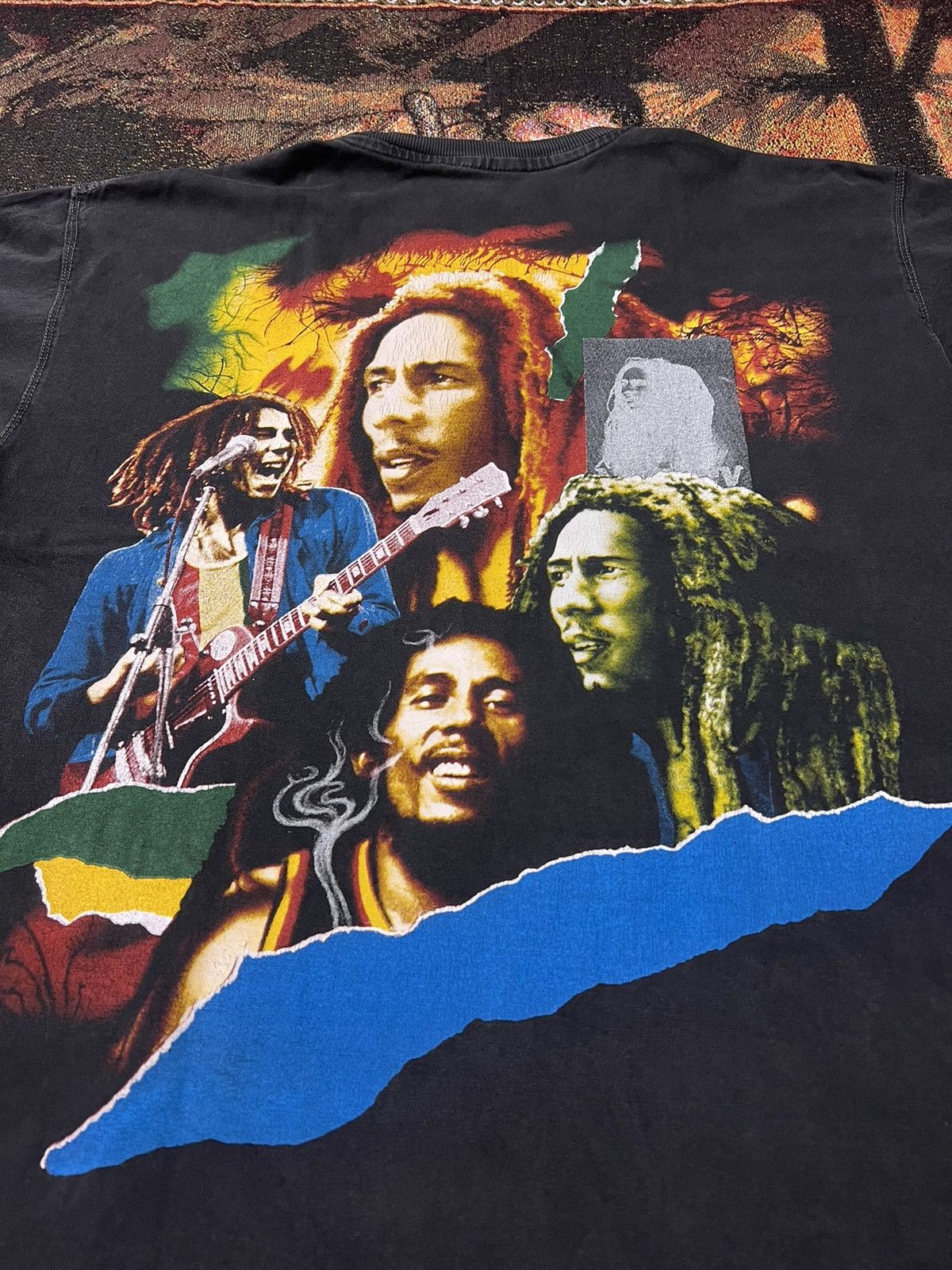 Bob Marley Vintage Bob Marley Rap Tee Style Tee Size US XL / EU 56 / 4 - 3 Thumbnail