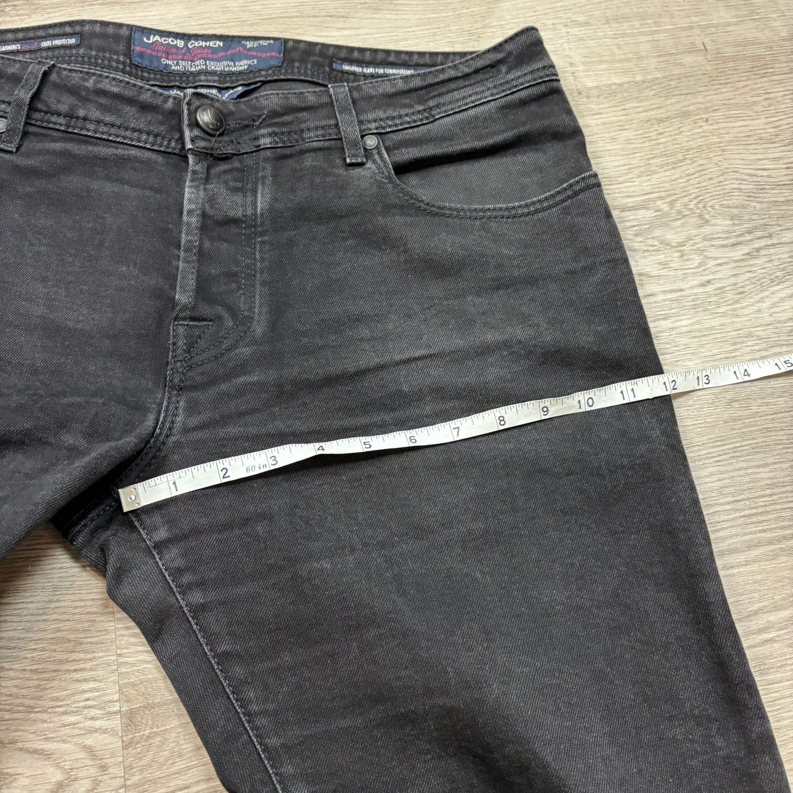 Jacob Cohen Jacob Cohen J620 Handmade Tailored Black Jeans Men's 36x31 Size US 36 / EU 52 - 9 Thumbnail
