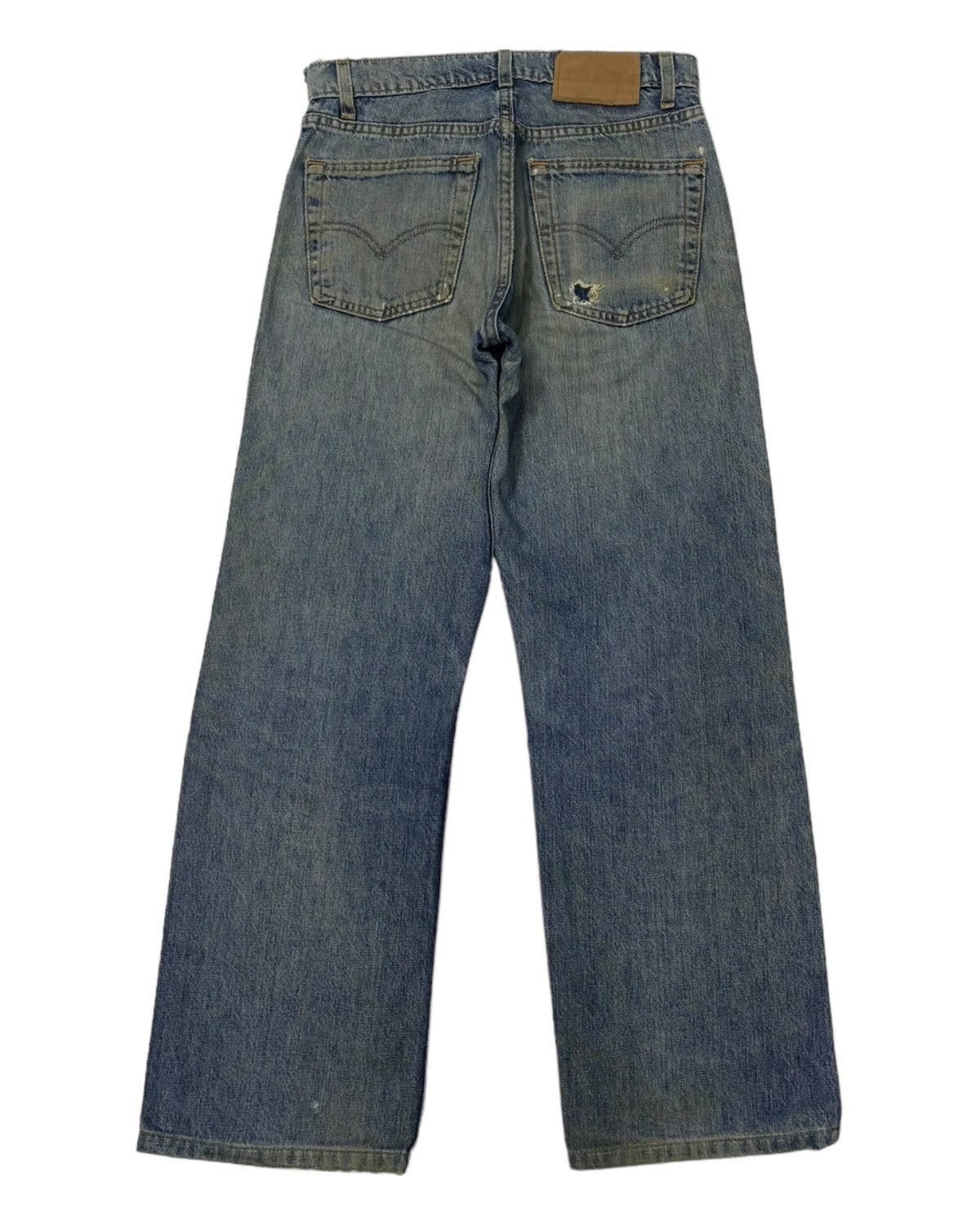 Levi's RARE LEVIS 501 BUTTON 501 DISTRESSED DENIM JEANS Size US 29 - 2 Thumbnail