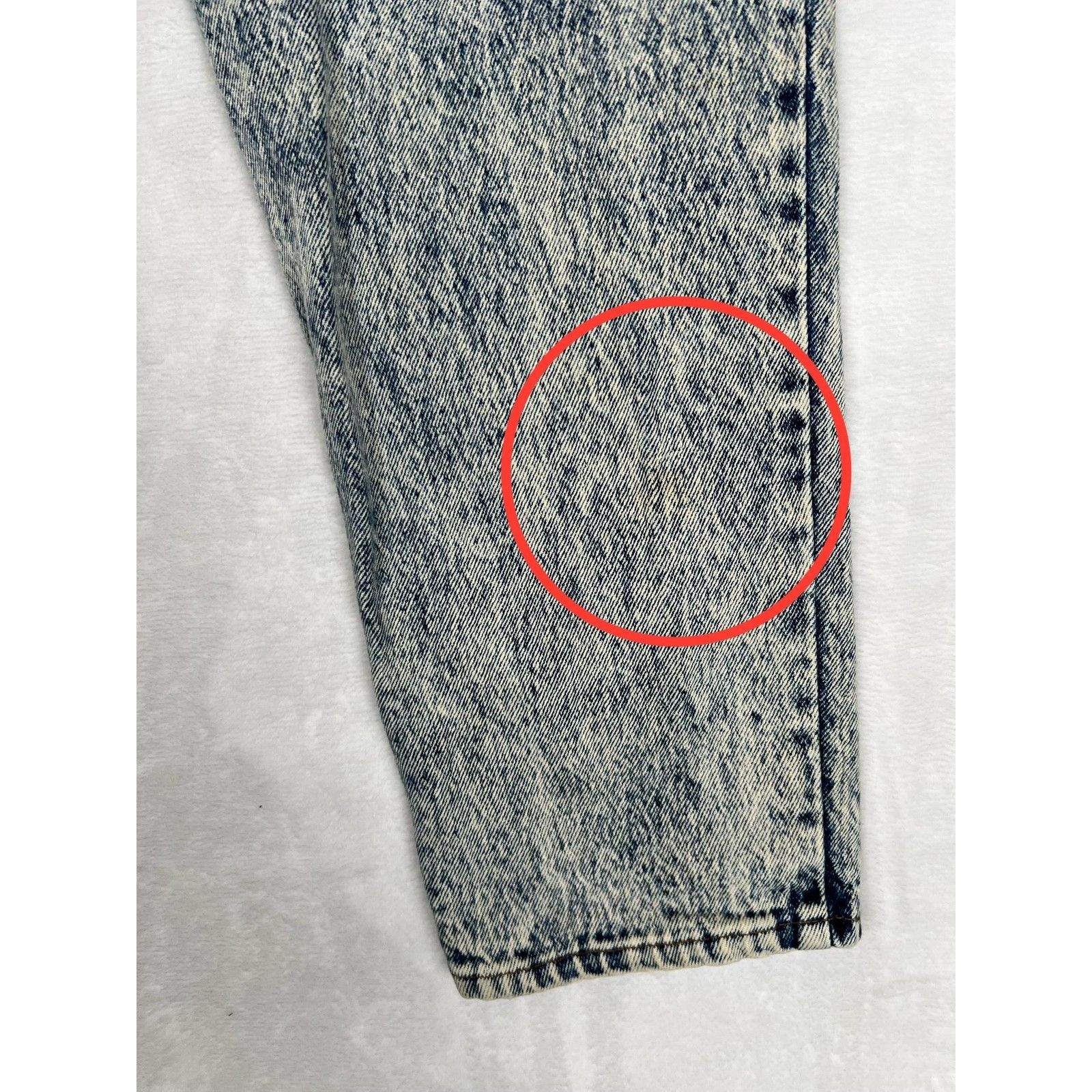 Levi's Vintage Levi's 551 Student Jeans Size 26x30 Blue Acid Wash T Size 26" / US 2 / IT 38 - 6 Thumbnail