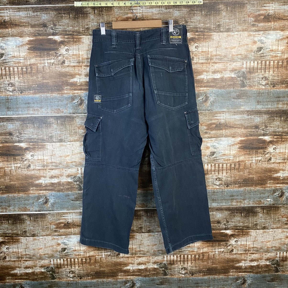 Japanese Brand DL Even River Dark Blue Cargo Multipocket Pants #C988 Size US 28 / EU 44 - 16 Thumbnail