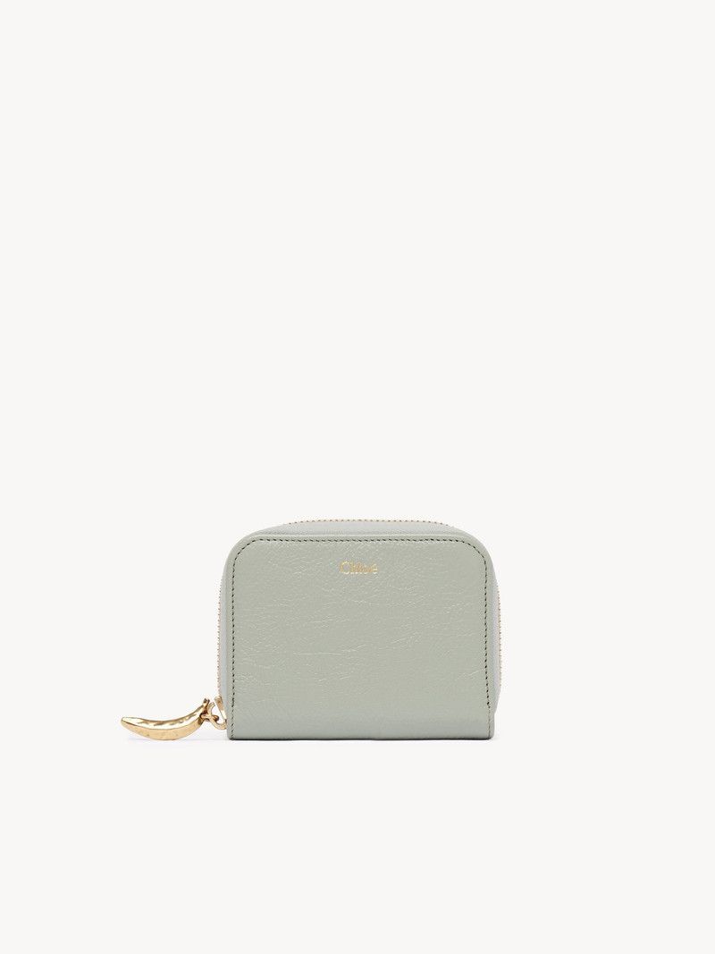 Chloe o1loc1c10226 Size: OS / Banana Zipped Coin Purse Sea Grass Size ONE SIZE - 1 Thumbnail