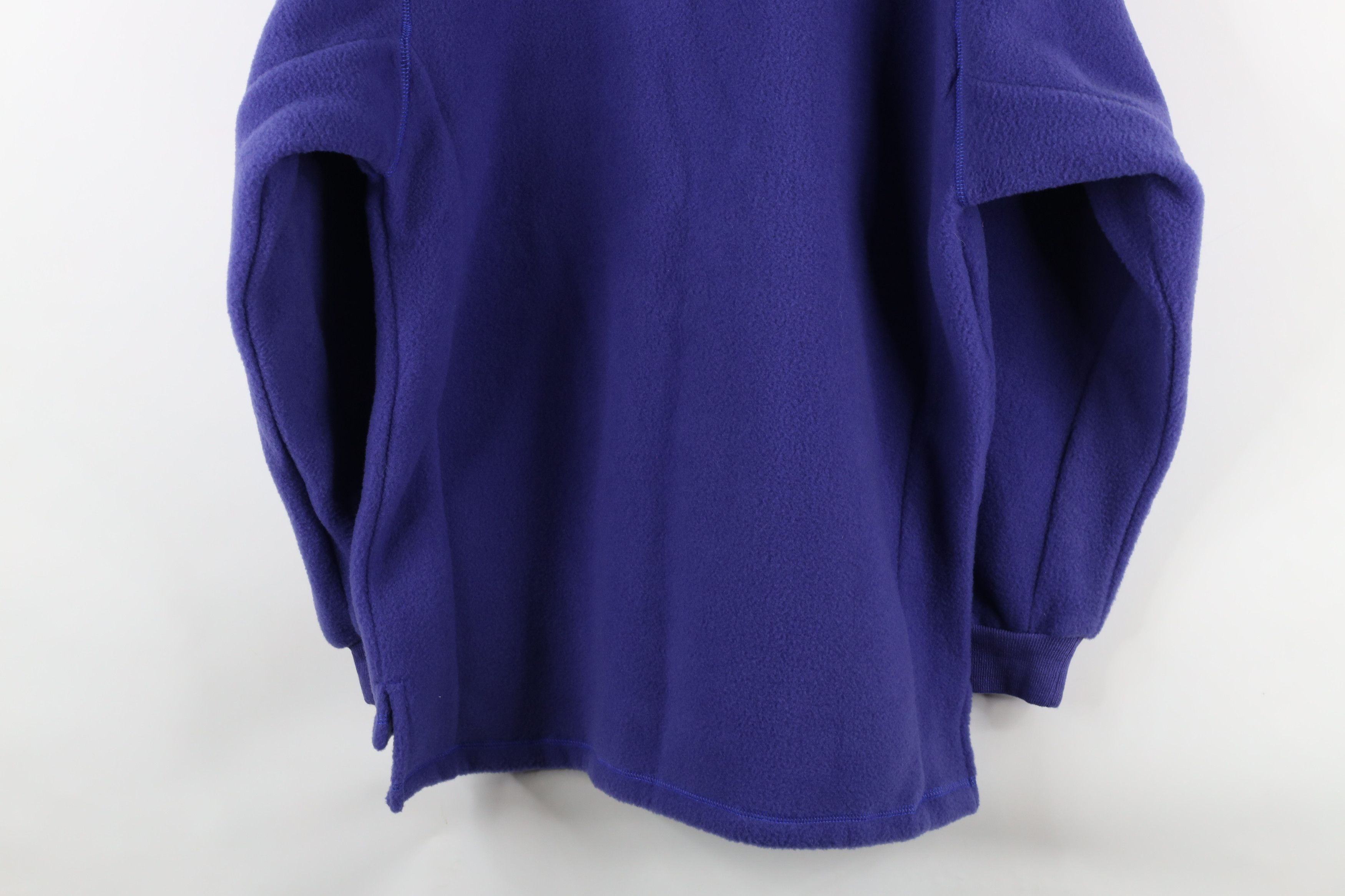 Reebok × Vintage Vintage 90s Reebok Half Zip Pullover Sweater Purple USA Size US L / EU 52-54 / 3 - 9 Thumbnail