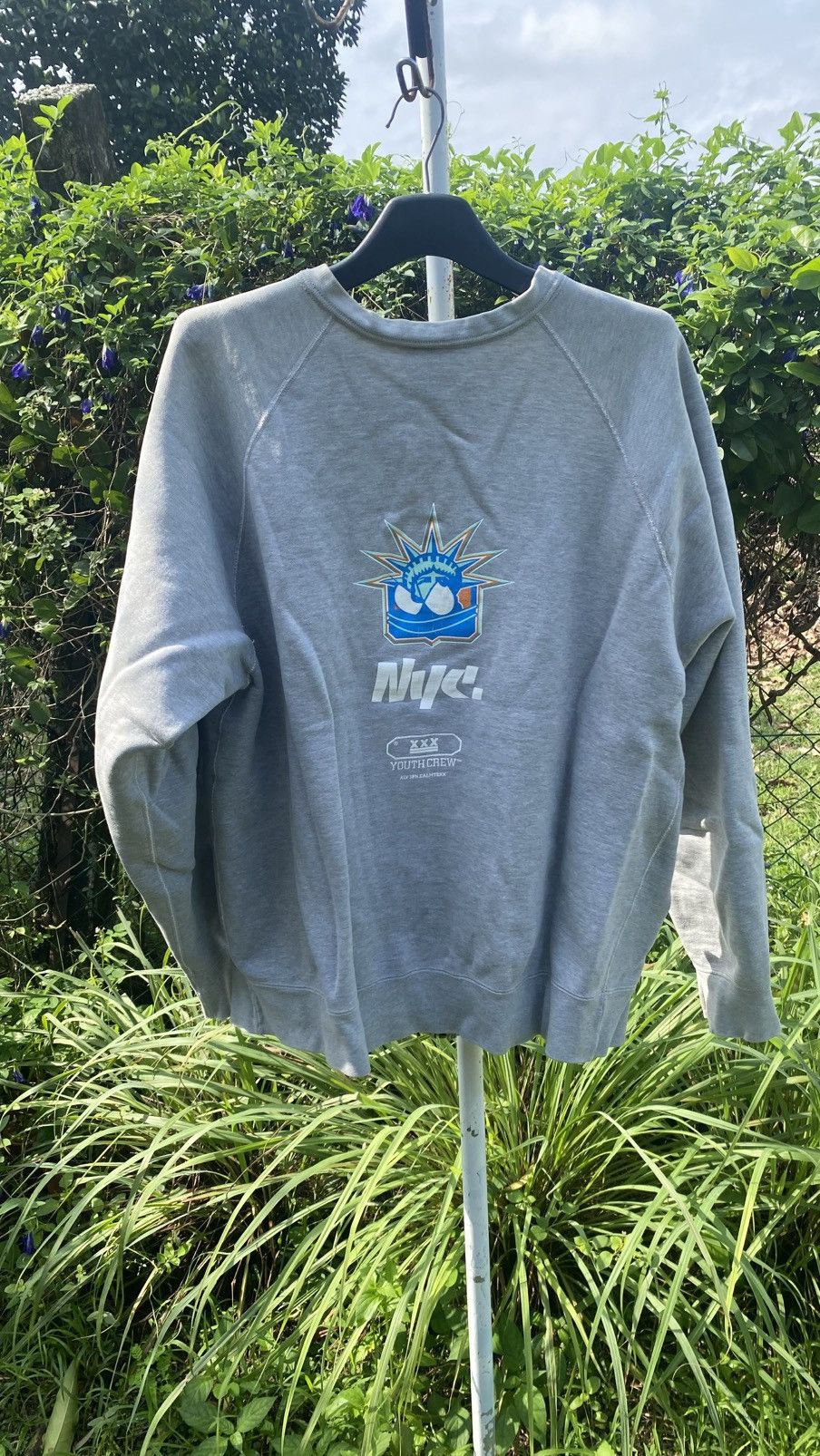 Japanese Brand × Swagger Distressed Vintage Swagger NYC Sweater Made In Japan Size US L / EU 52-54 / 3 - 1 Thumbnail