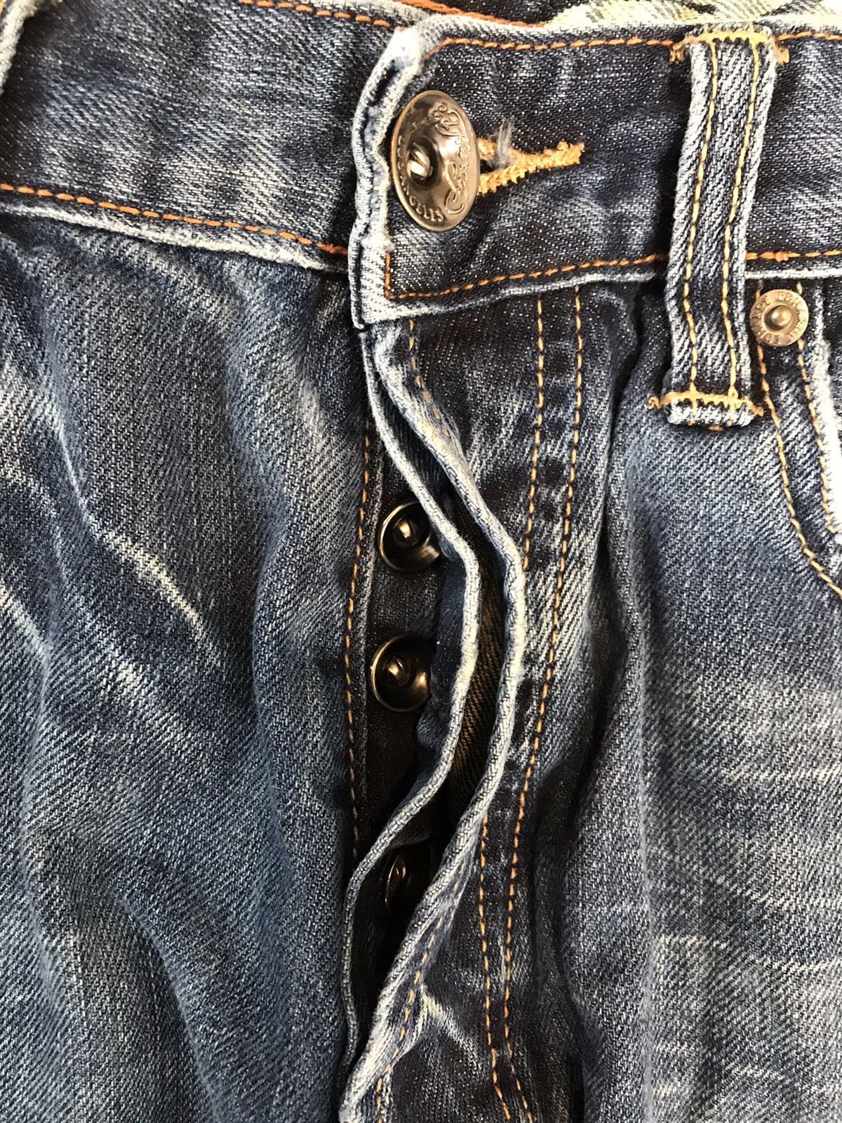 Ed Hardy × Vintage Vintage Ed hardy printed denim Size US 33 - 7 Thumbnail