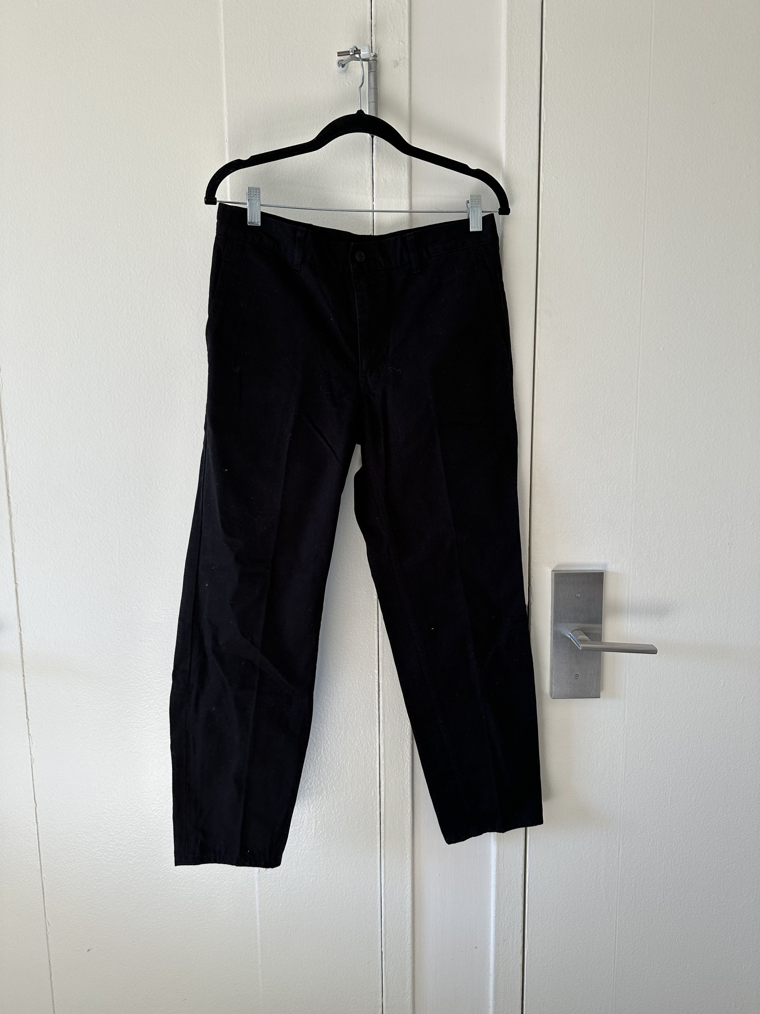 image of Comme Des Garcons Trousers in Black, Men's (Size 30)