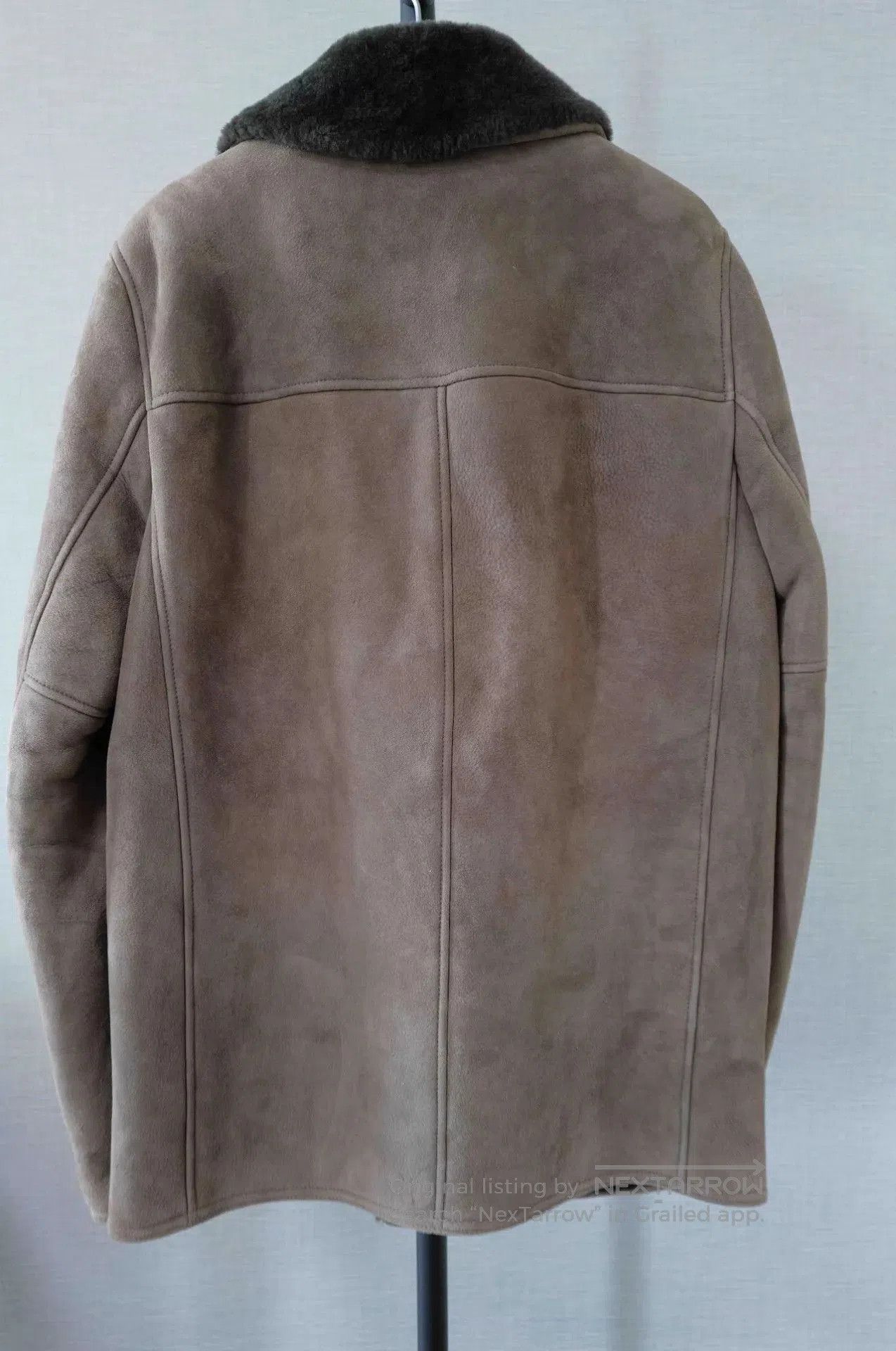 Saint Laurent Paris Brown Fur Collar Leather Jacket Size S. Size US S / EU 44-46 / 1 - 2 Thumbnail