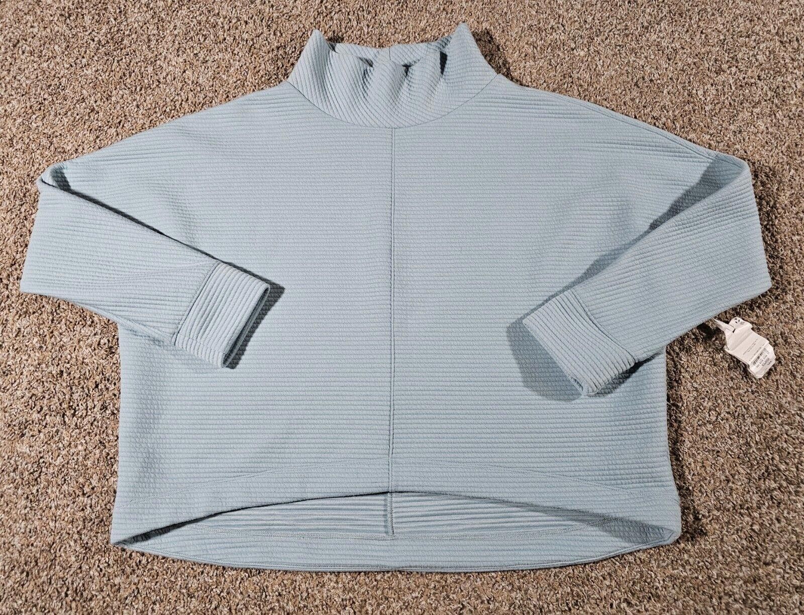 Designer Stylus Aqua mock neck sweater XXL NWT Size XXL / US 16-18 / IT 52-54 - 1 Thumbnail