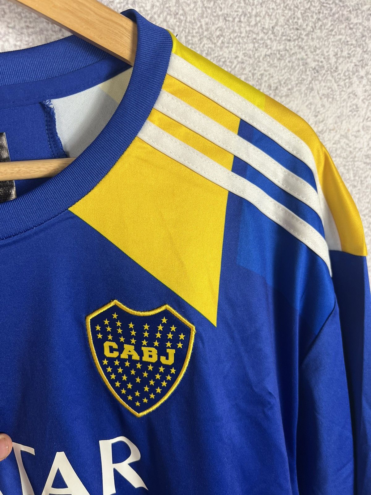 Adidas Adidas Boca Juniors Carlitos #10 Tevez Soccer Jersey 4XL Size US XXL / EU 58 / 5 - 8 Thumbnail
