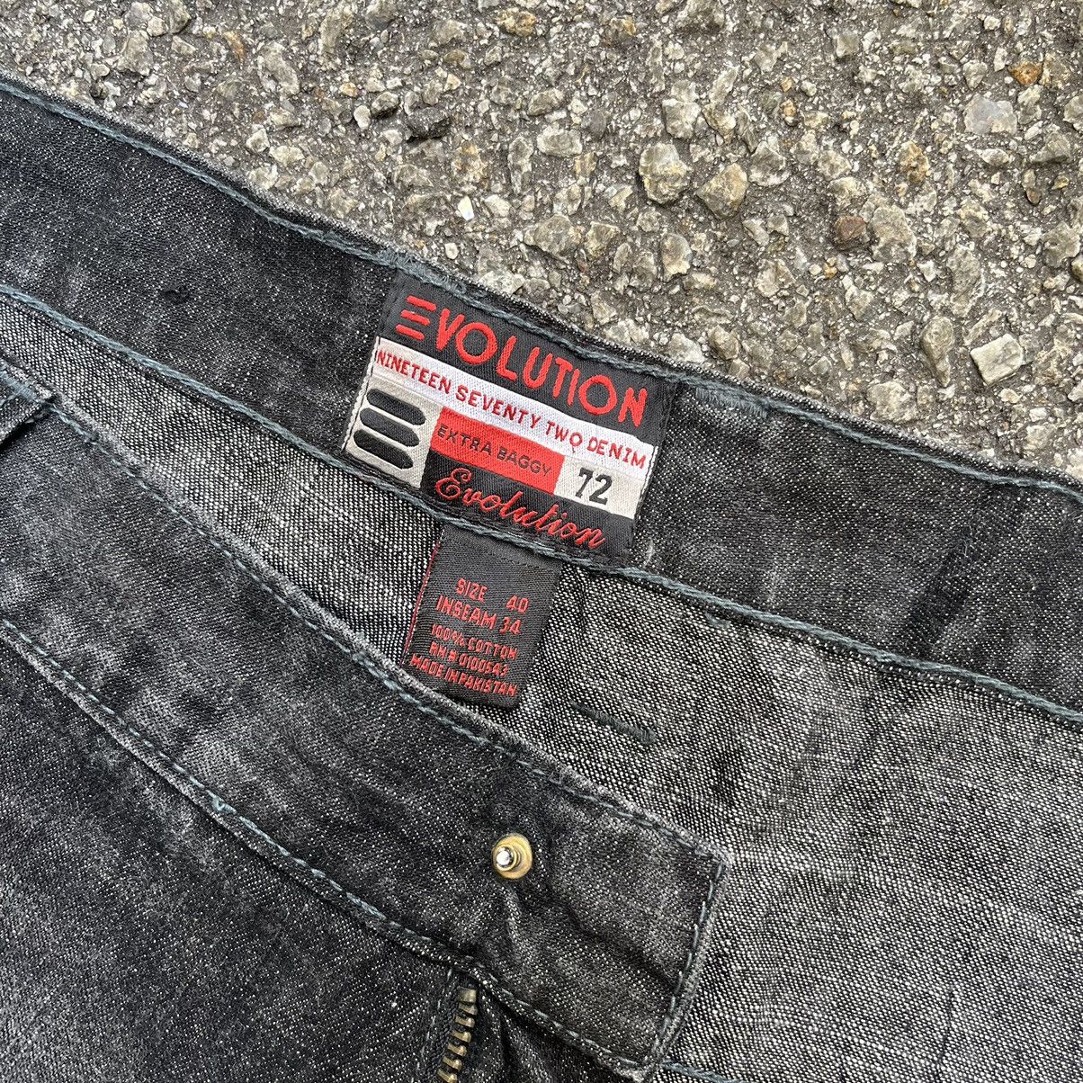 JNCO VINTAGE Y2K FADED BLACK JEANS EVOLUTION EXTRA BAGGY DENIM Size US 40 / EU 56 - 8 Thumbnail