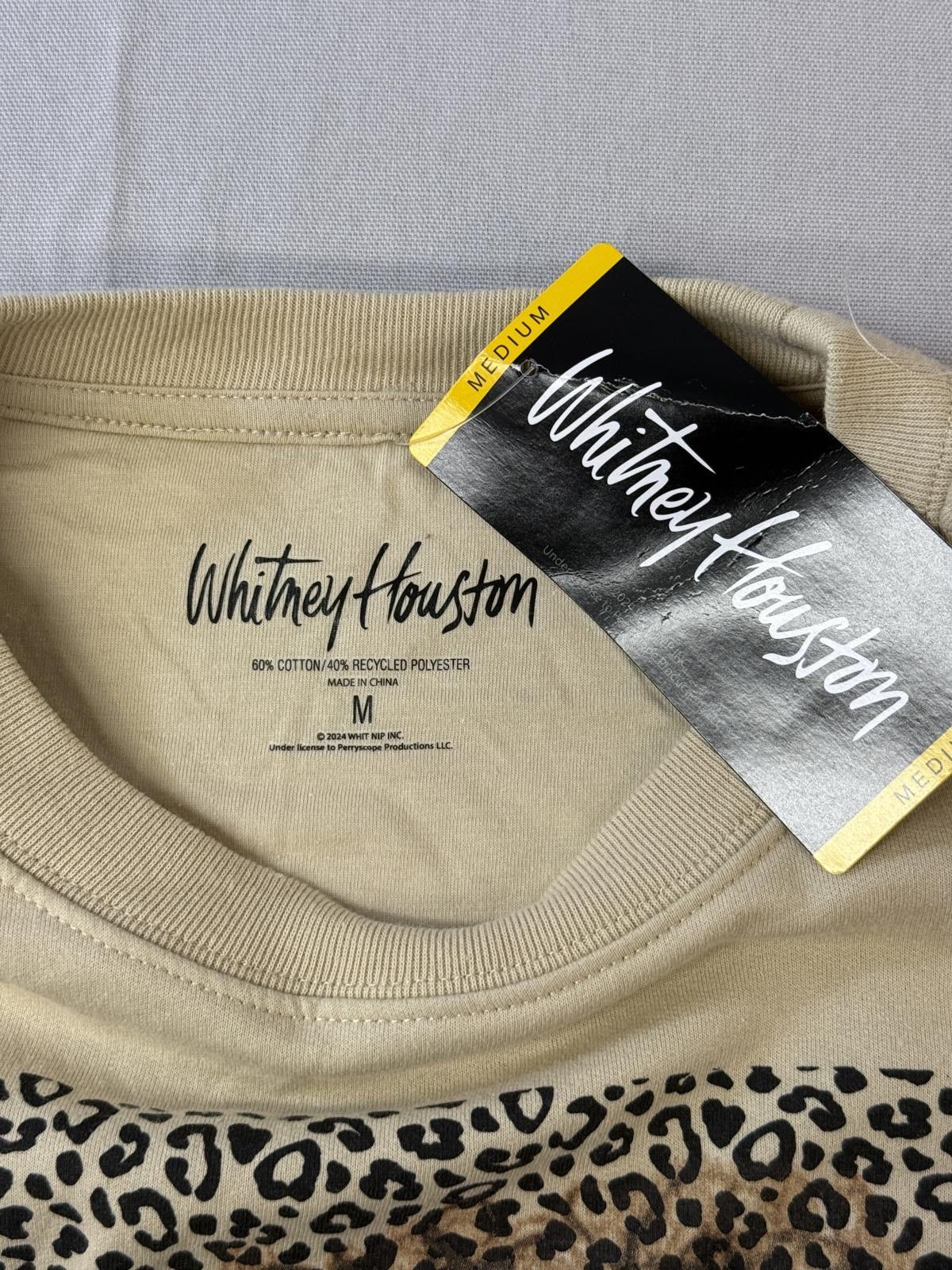 Designer Whitney Houston Crewneck - Leopard Print Swetashirt Tags - M Size US M / EU 48-50 / 2 - 2 Thumbnail