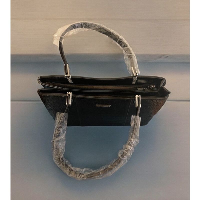 Unknown London Black Purse Handbag shoulder bag Medium Faux alligator Size ONE SIZE - 4 Thumbnail