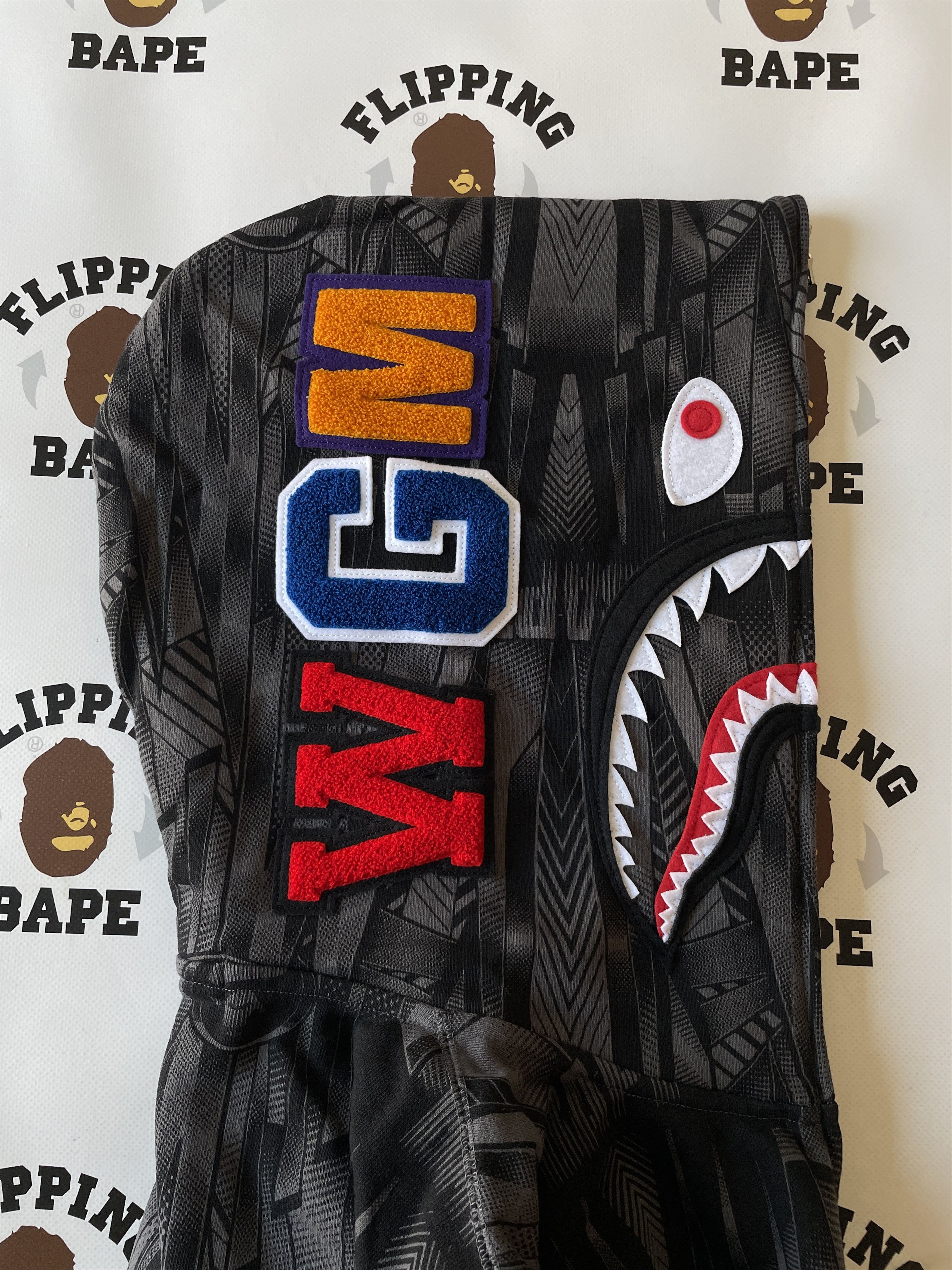 BAPE SPEED RACER SHARK FULL ZIP HOODIE (2023)
