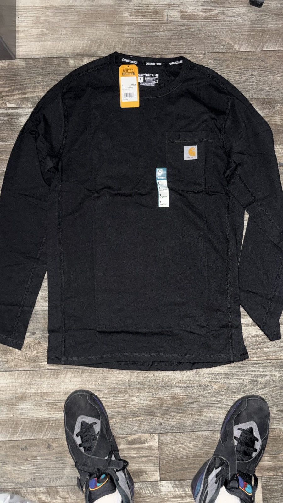Carhartt FORCE RELAXED LS T-SHIRT Size US S / EU 44-46 / 1 - 1 Preview