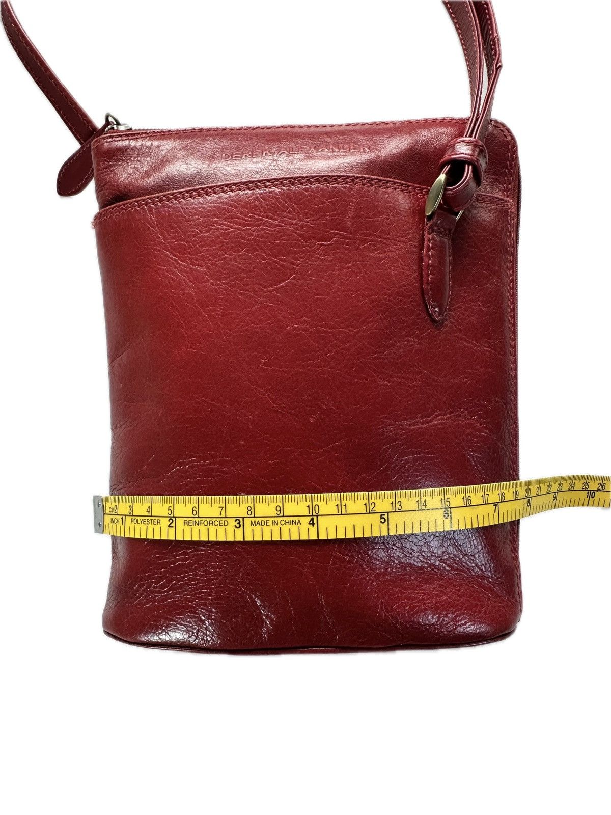 Other Derek Alexander Slim Organizer Red Leather Crossbody Bag Size ONE SIZE - 14 Thumbnail
