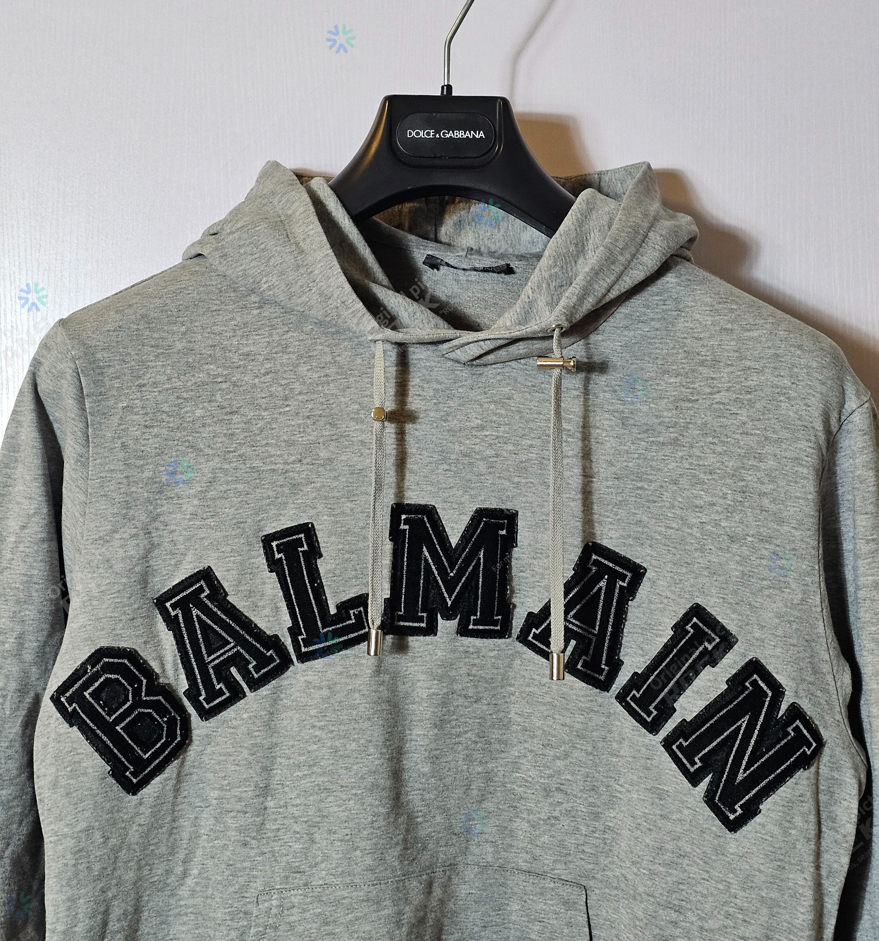Balmain Balmain Side Zip Logo Lightweight Hoodie Sweatshirts Size M Size US M / EU 48-50 / 2 - 2 Thumbnail