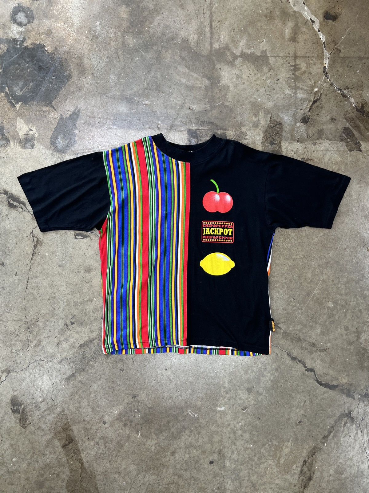 Vintage Vintage Chip & Pepper Jackpot Stripe Apple Lemon Tee XL Size US XL / EU 56 / 4 - 2 Thumbnail