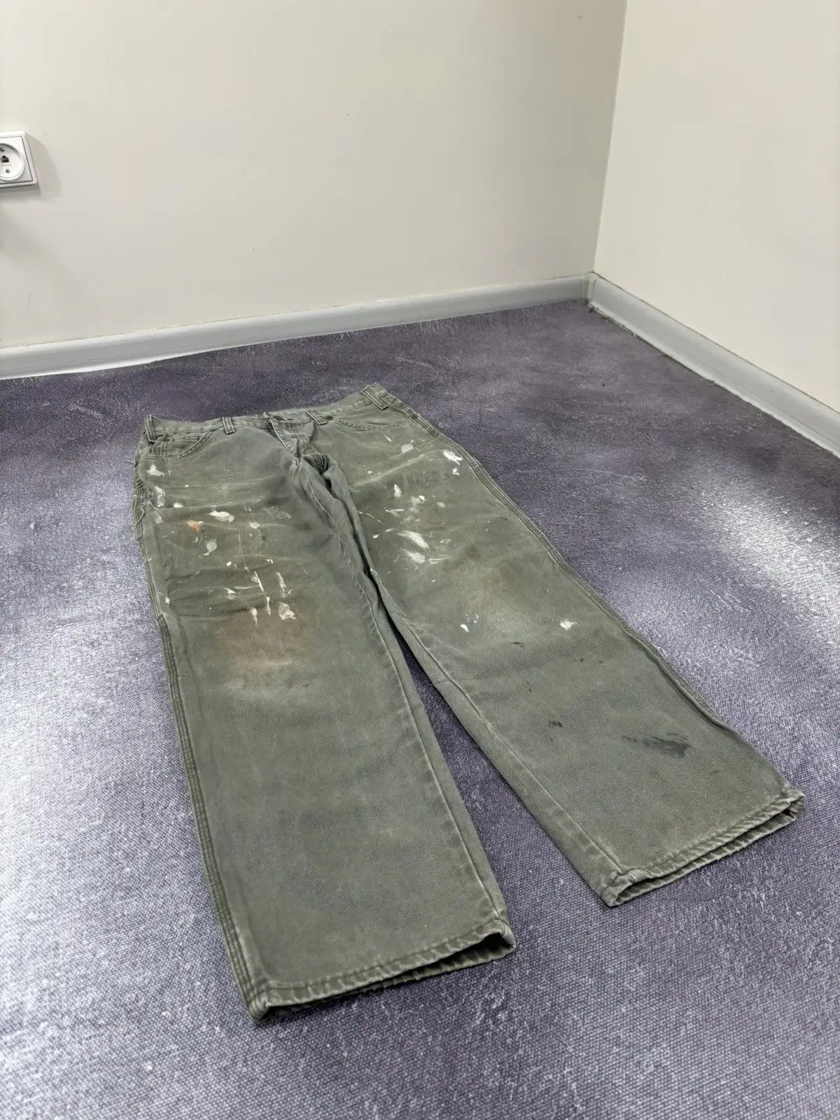 Dickies × Vintage Vintage Dickies Relaxed Fit Denim Work Baggy Pants Jeans Size US 32 / EU 48 - 6 Thumbnail