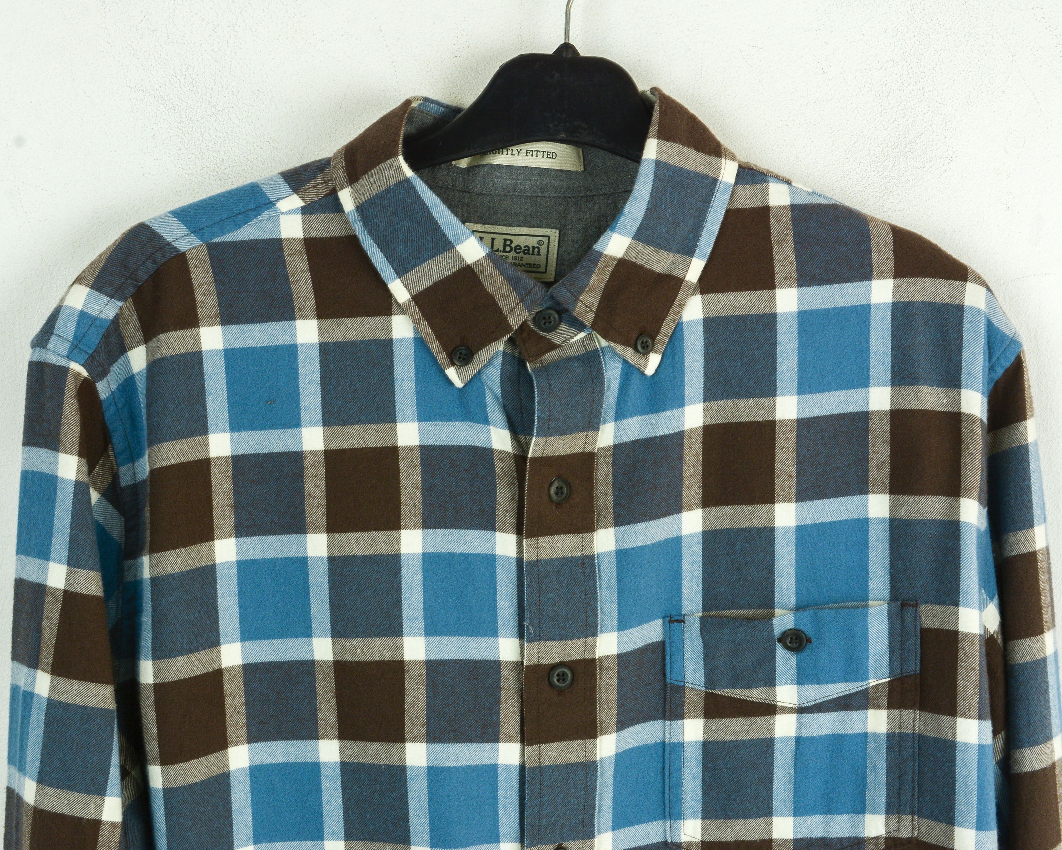 L.L. Bean × Vintage L L BEAN Flannel Over Shirt M Casual Check Long Sleeve Size US M / EU 48-50 / 2 - 8 Thumbnail