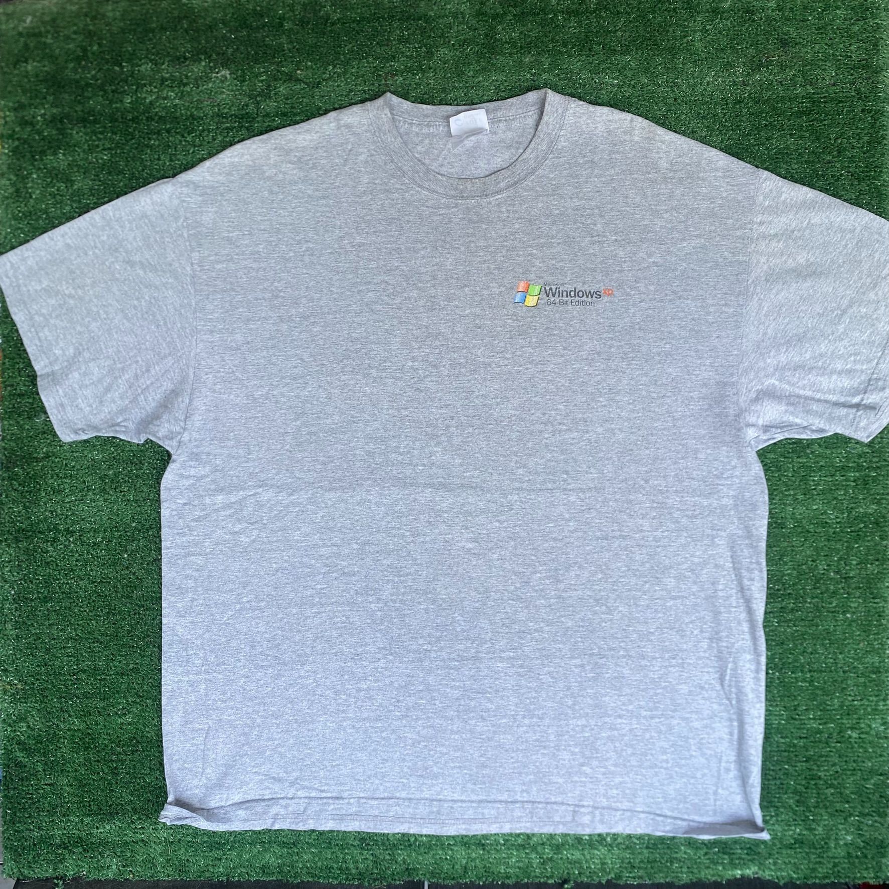 Microsoft Vintage Y2K Microsoft Windows XP Shirt x64 Computer Logo Tee Size US XL / EU 56 / 4 - 4 Thumbnail