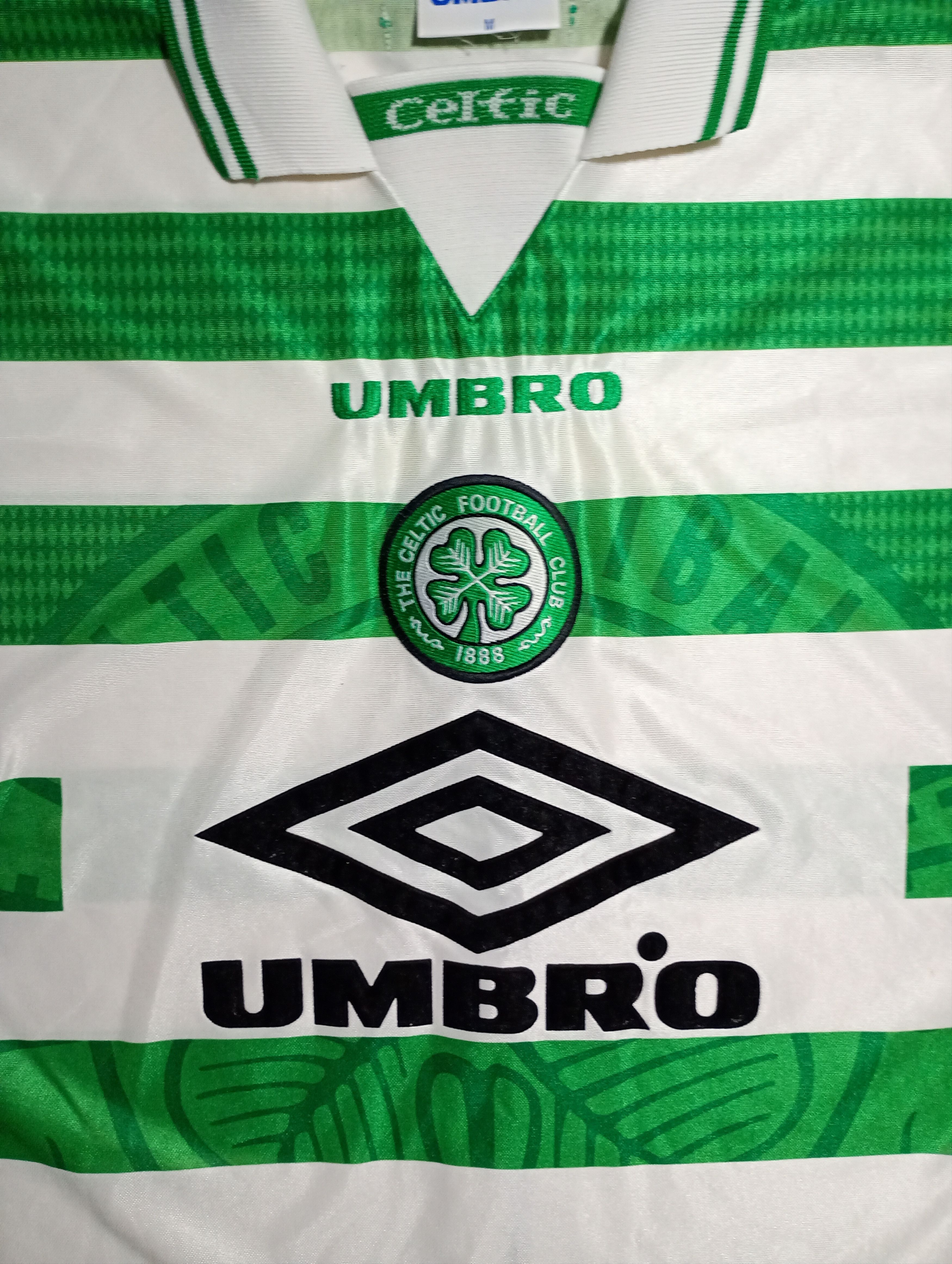Umbro Umbro Celtic Home Jersey 1997-1999 Size US M / EU 48-50 / 2 - 6 Thumbnail
