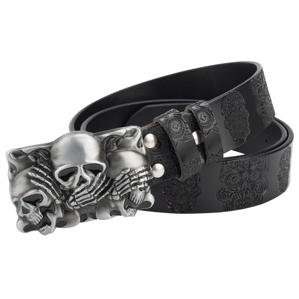 VIBE Vibe Vintage Belt Riveted Belts Menswear Accessories Size ONE SIZE - 4 Thumbnail