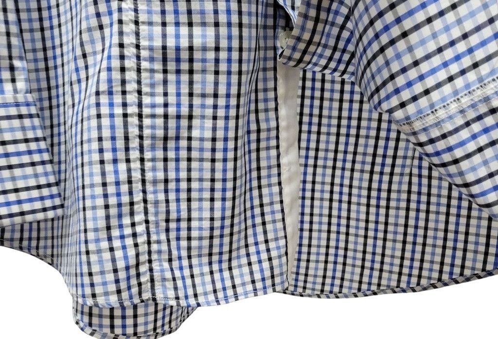 Other Allen Schwartz ABS Men's Plaid Long-Sleeves 16.5 34/35... Size US L / EU 52-54 / 3 - 8 Thumbnail