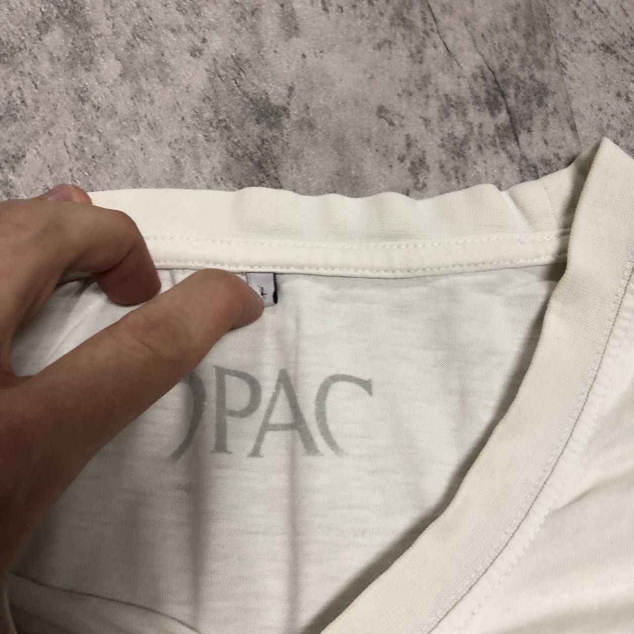 Other White vintage Tupac graphic tee #retro Size US L / EU 52-54 / 3 - 3 Thumbnail