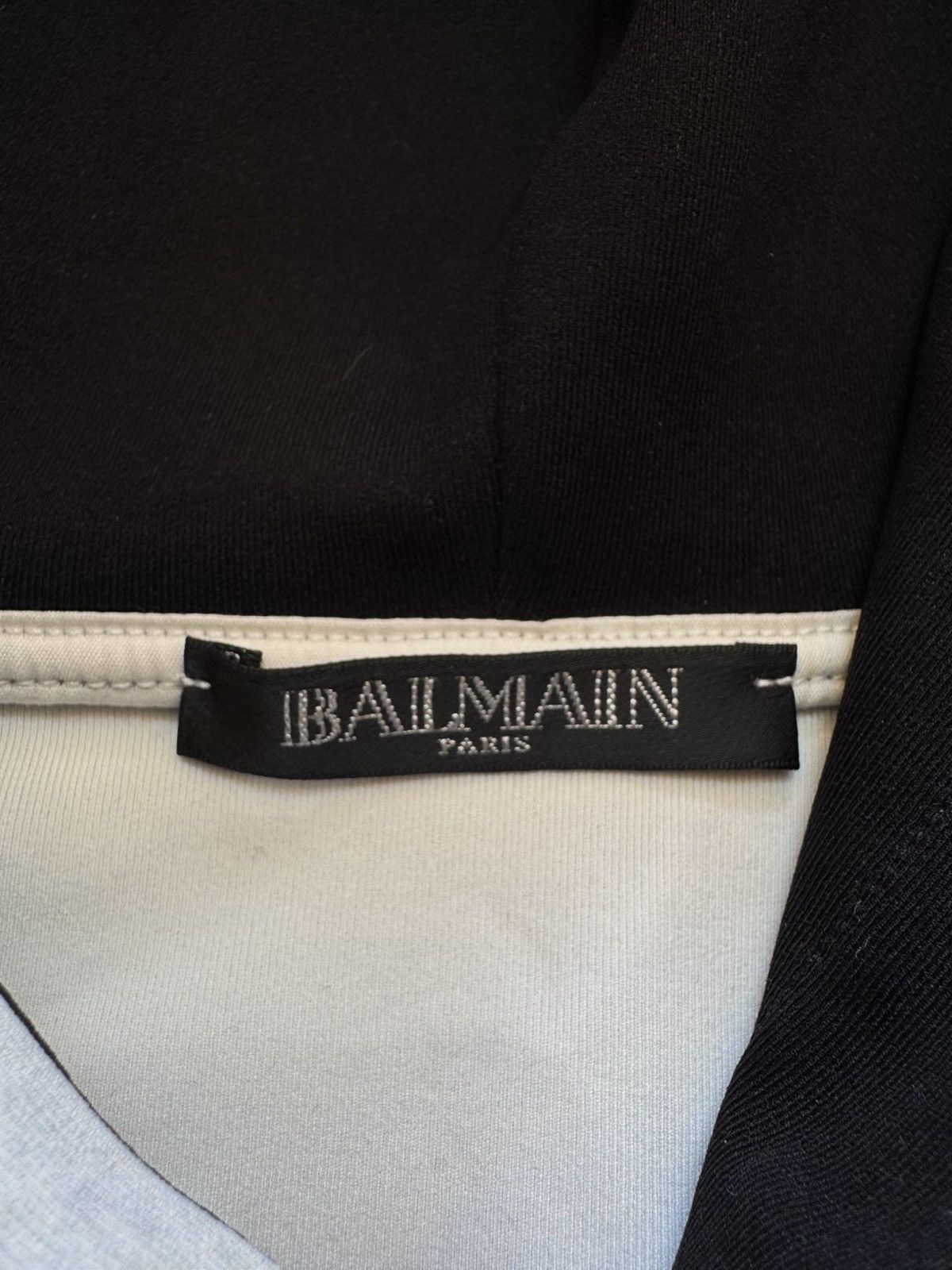 Balmain Side zip printed dress drawstring on the hoodie Balmain Size M / US 6-8 / IT 42-44 - 7 Thumbnail