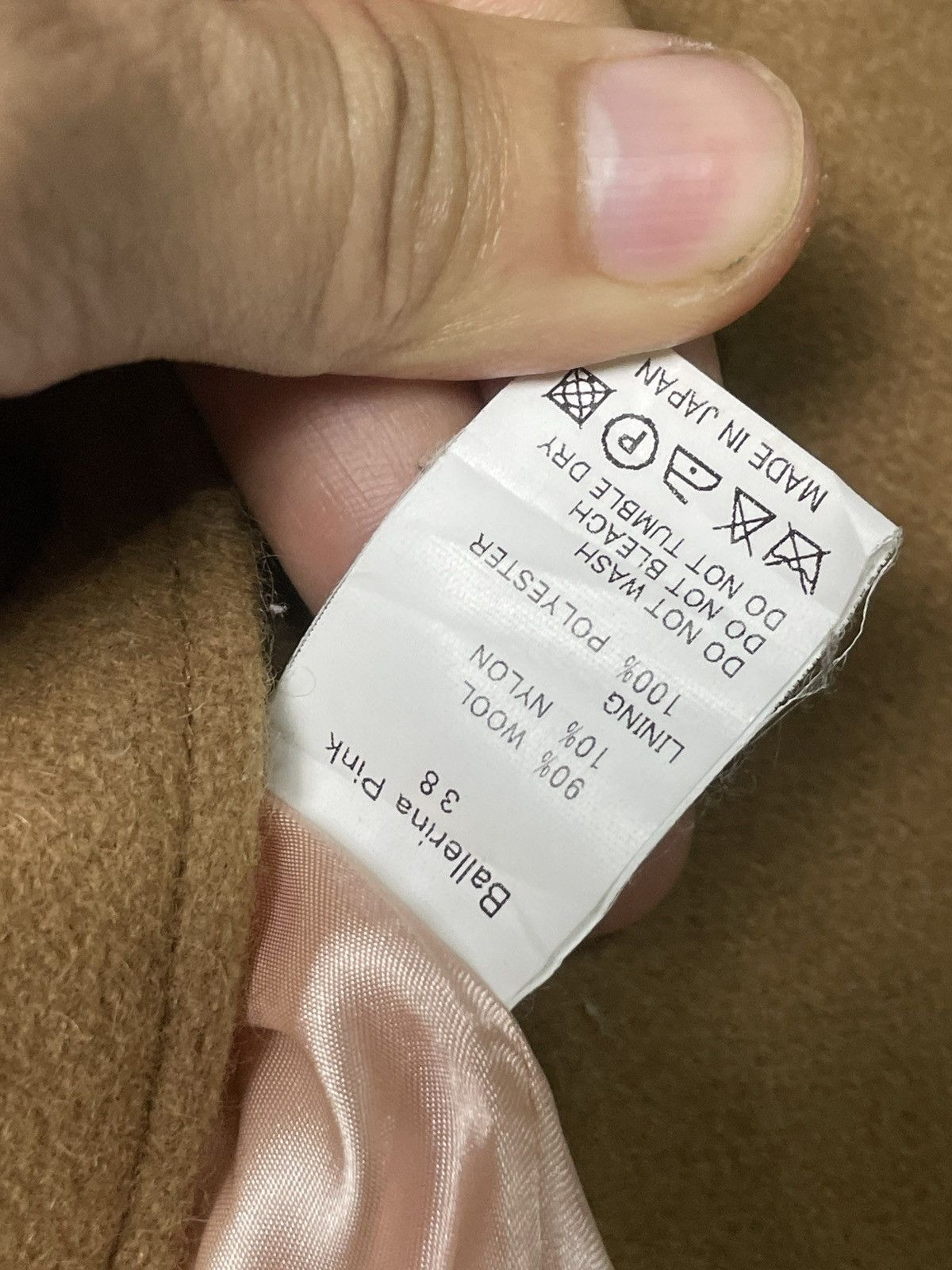 Japanese Brand × Vintage Ballerina Pink Readymade Long Wool Coat (69) Size XXS / US 00 / IT 34 - 10 Thumbnail