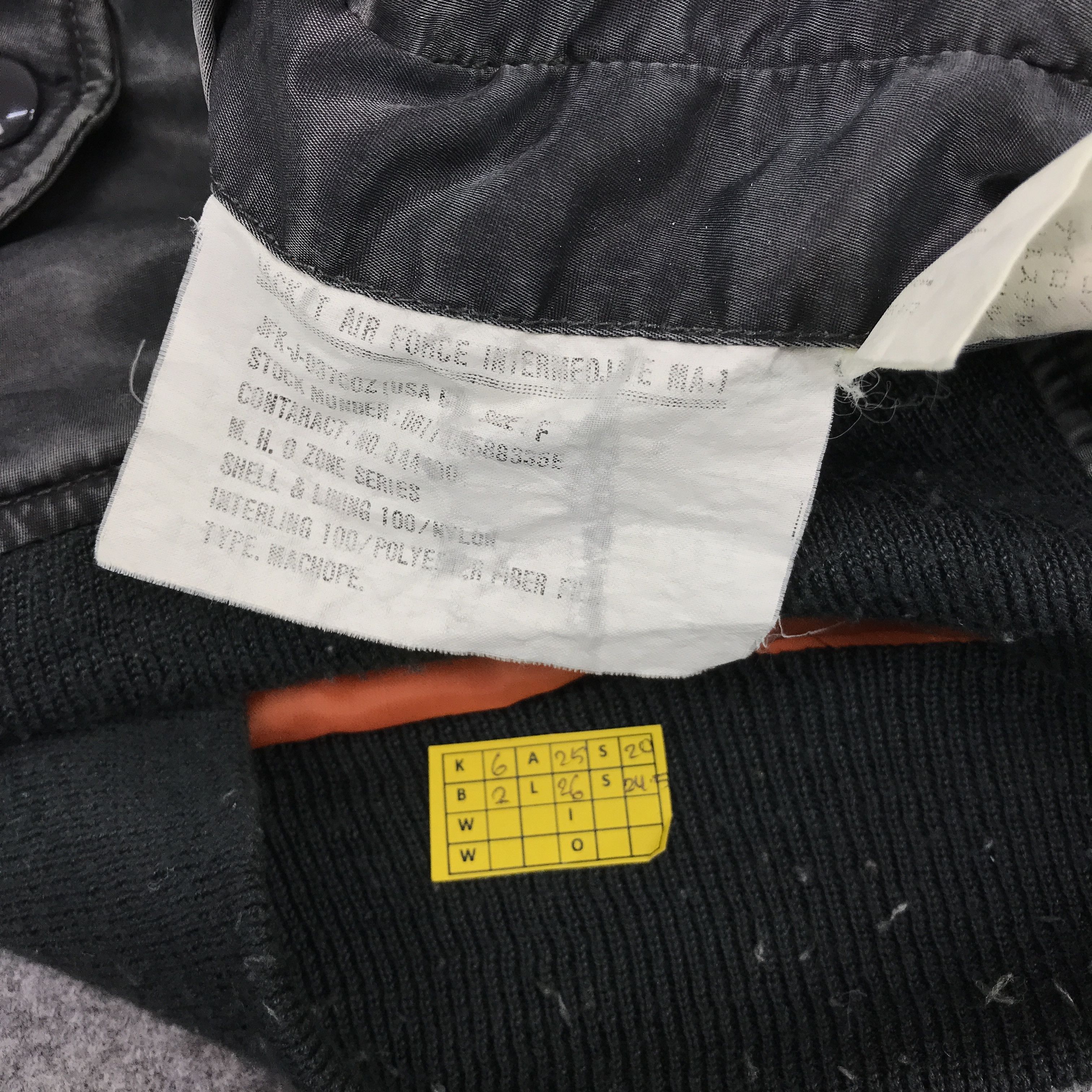 Japanese Brand Black Faded Style Japanese Bomber military style jacket Size US L / EU 52-54 / 3 - 10 Thumbnail