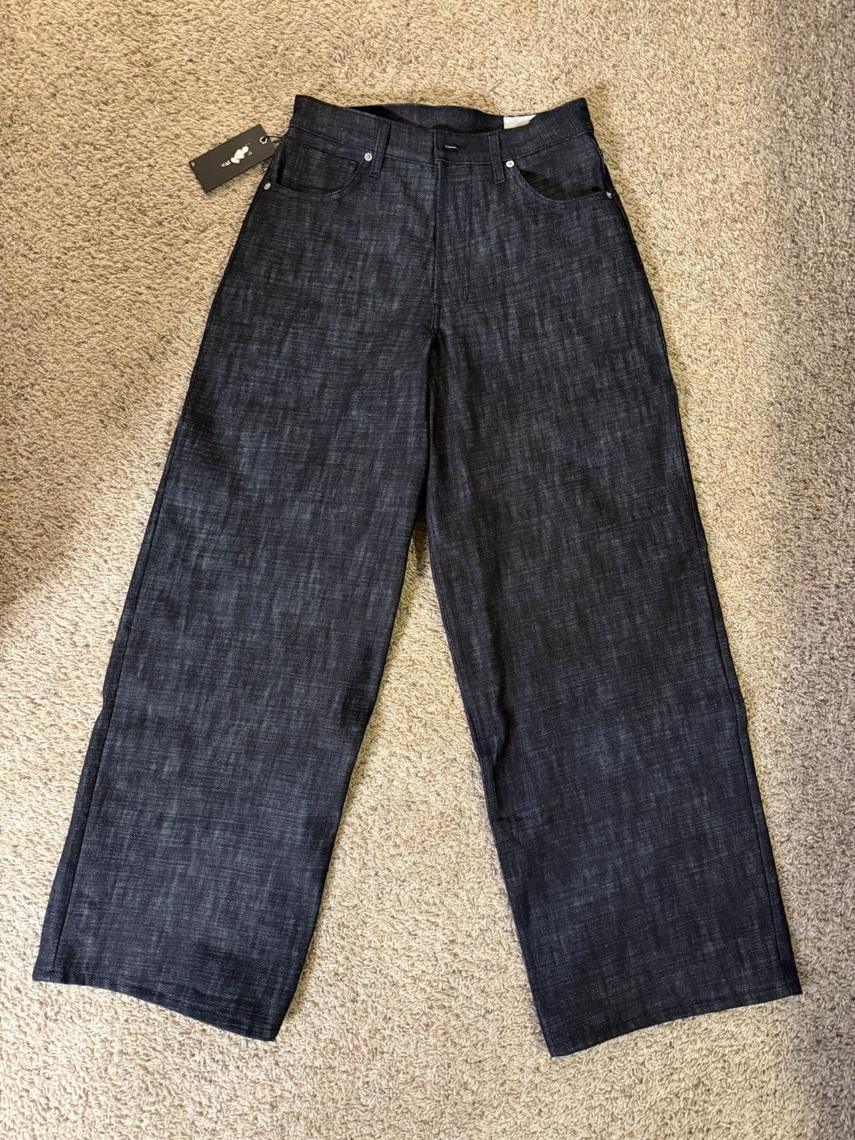 K-Two Studios Ktwo 18oz Indigo Heavy Denim Loose | Grailed