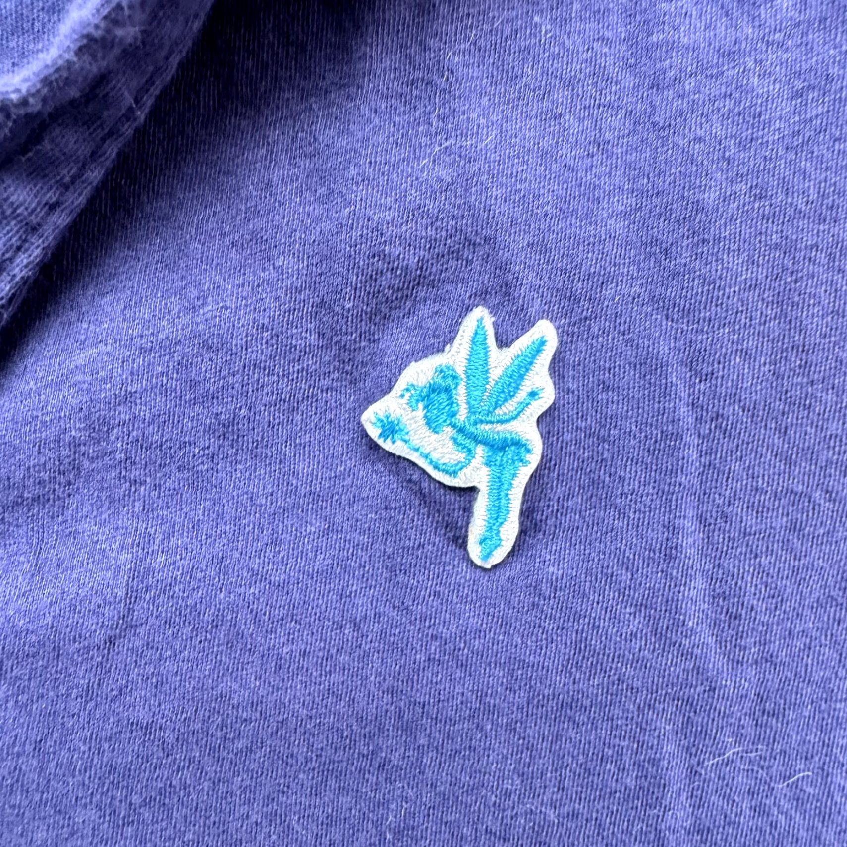 Disney VINTAGE Disney Tinker Bell Polo Shirt Womens L Blue Shirt 2000s Y2K Walt Disney World Preppy Size L / US 10 / IT 46 - 4 Thumbnail