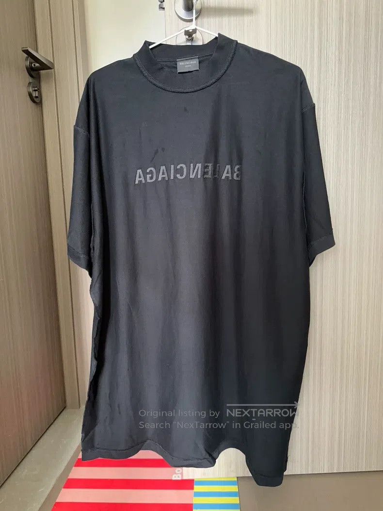 Balenciaga Balenciaga Letter Logo Print Regular Fit Short Sleeve T-Sh Size US S / EU 44-46 / 1 - 1 Thumbnail